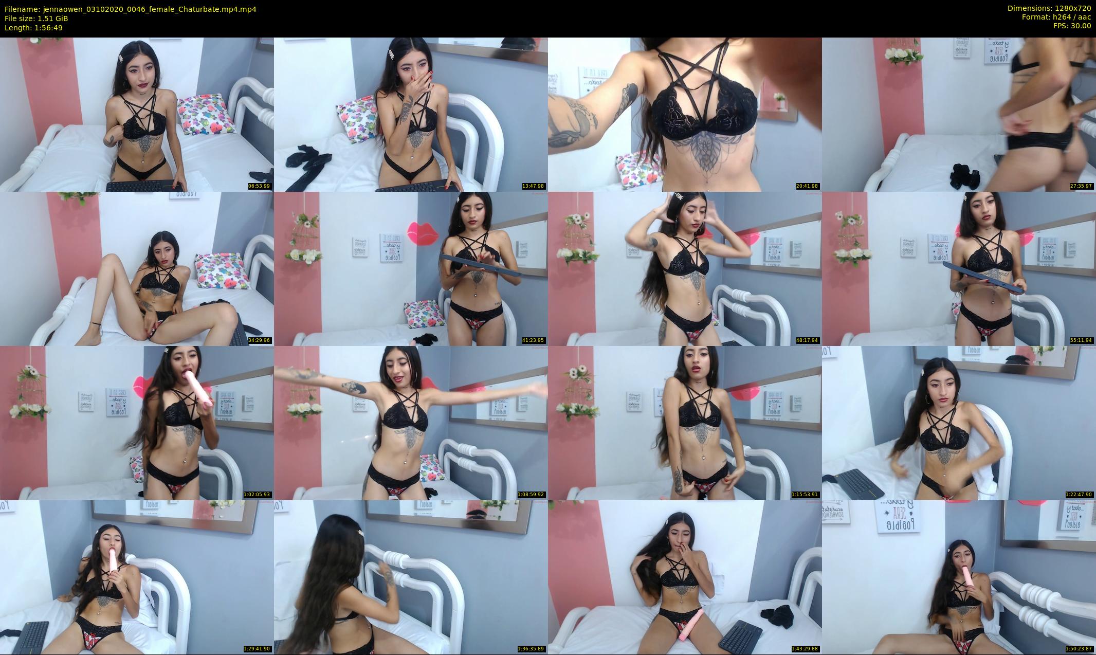 jennaowen — 117 minute Chaturbate female cam show recording, 720p, Oct 3, 2020