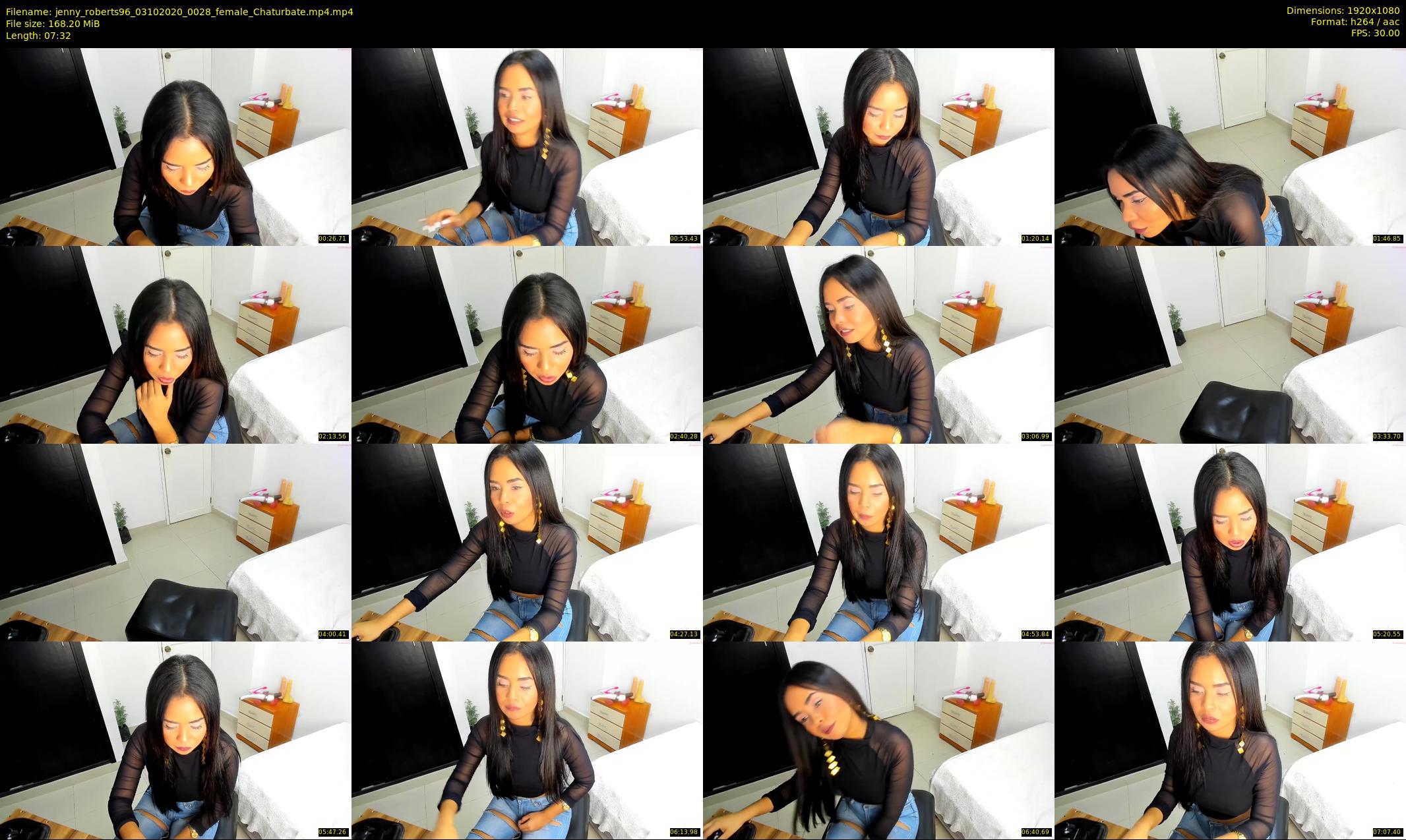 jenny_roberts96 — 8 minute Chaturbate female cam show recording, 1080p, Oct 3, 2020