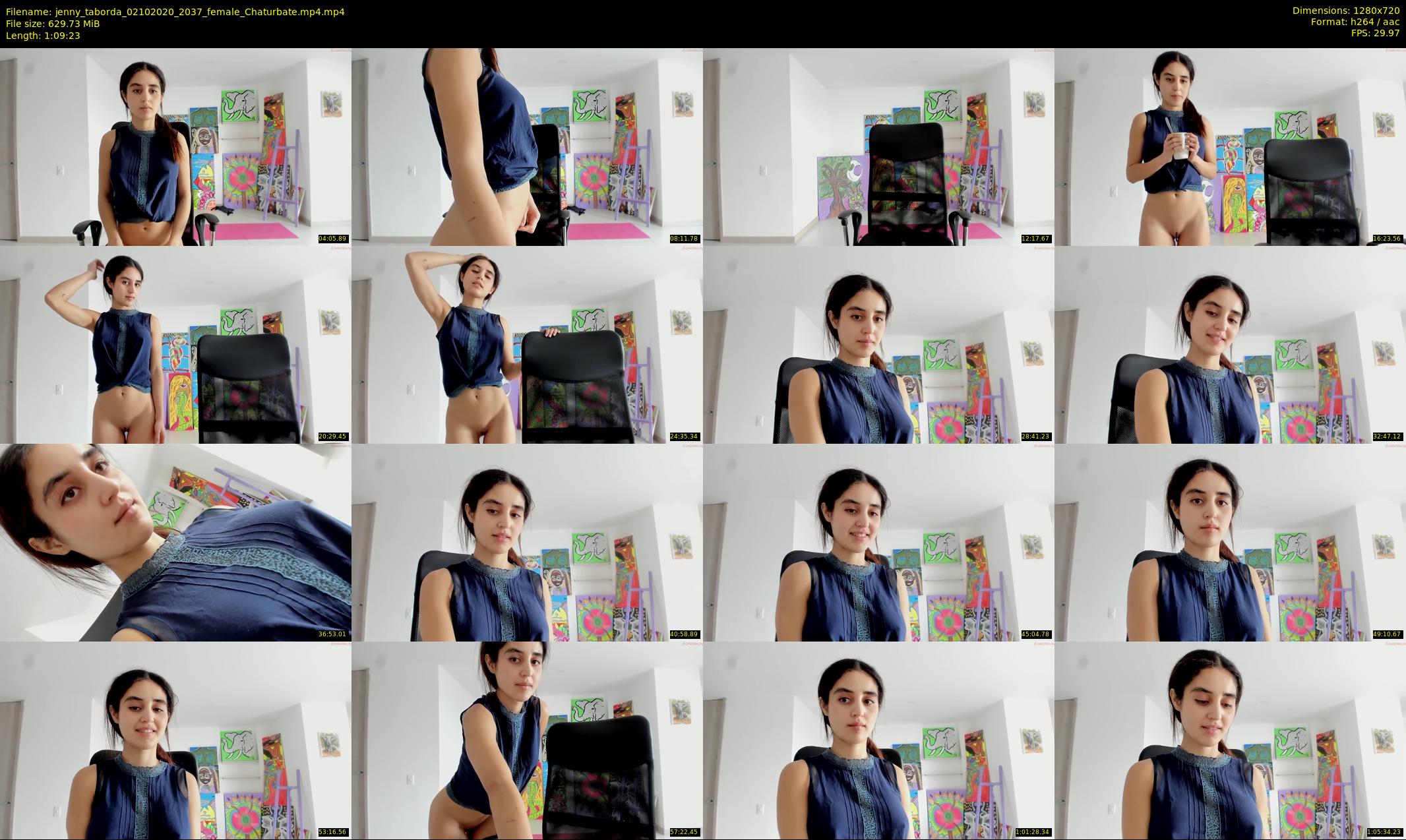 jenny_taborda — 70 minute Chaturbate female cam show recording, 720p, Oct 2, 2020
