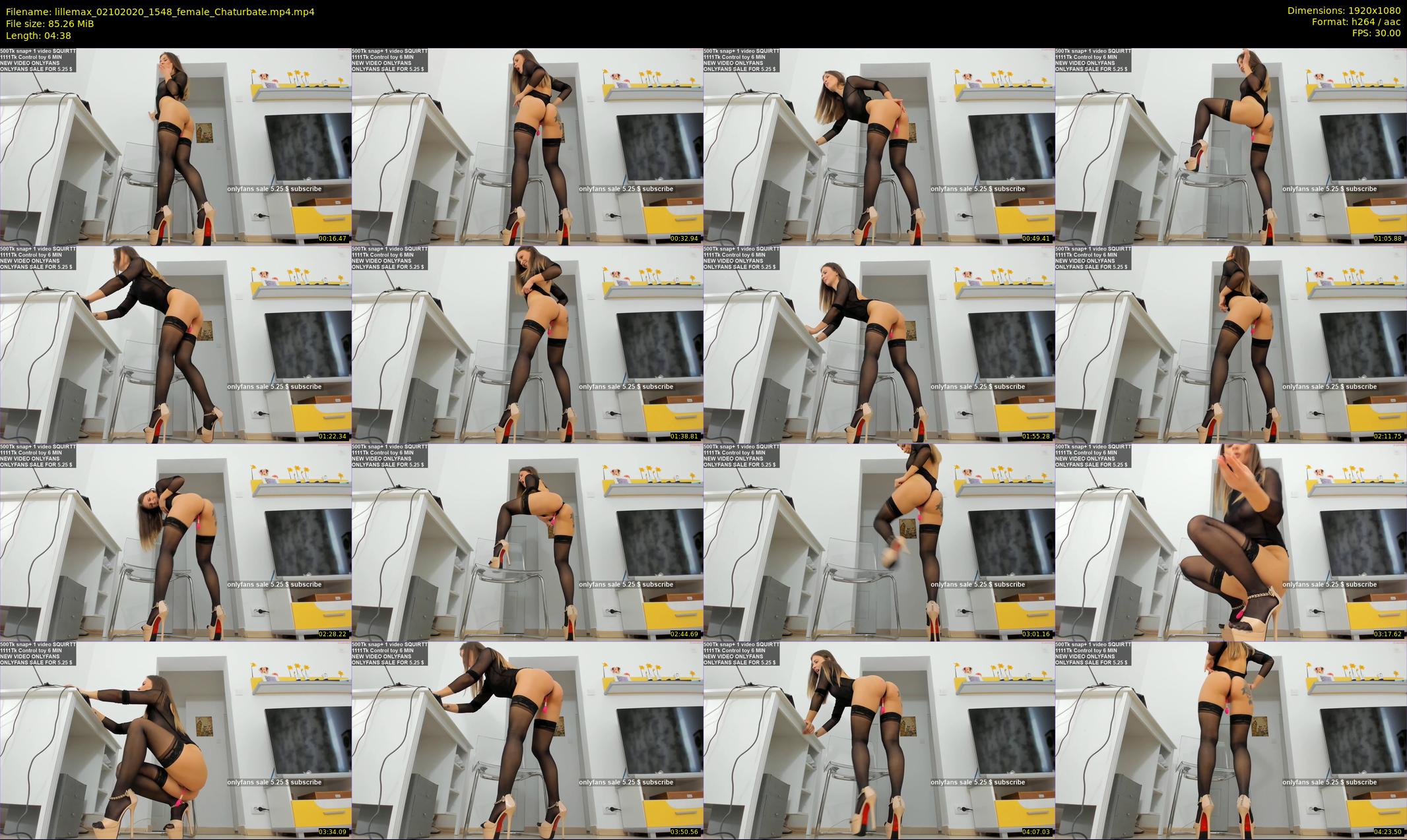 lillemax — 5 minute Chaturbate female cam show recording, 1080p, Oct 2, 2020