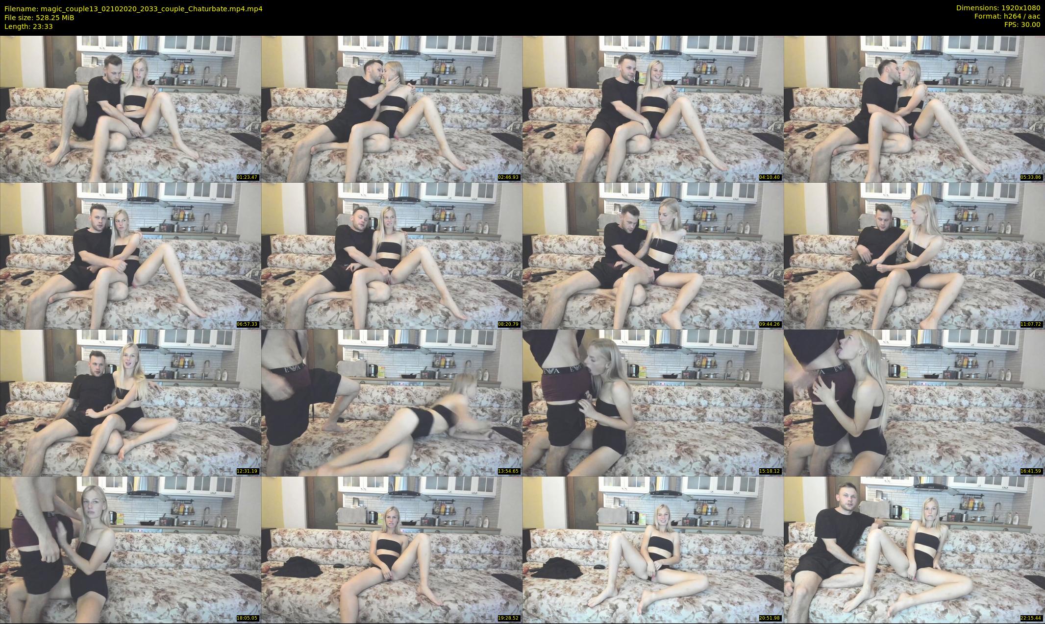 magic_couple13 — 24 minute Chaturbate couple cam show recording, 1080p, Oct 2, 2020