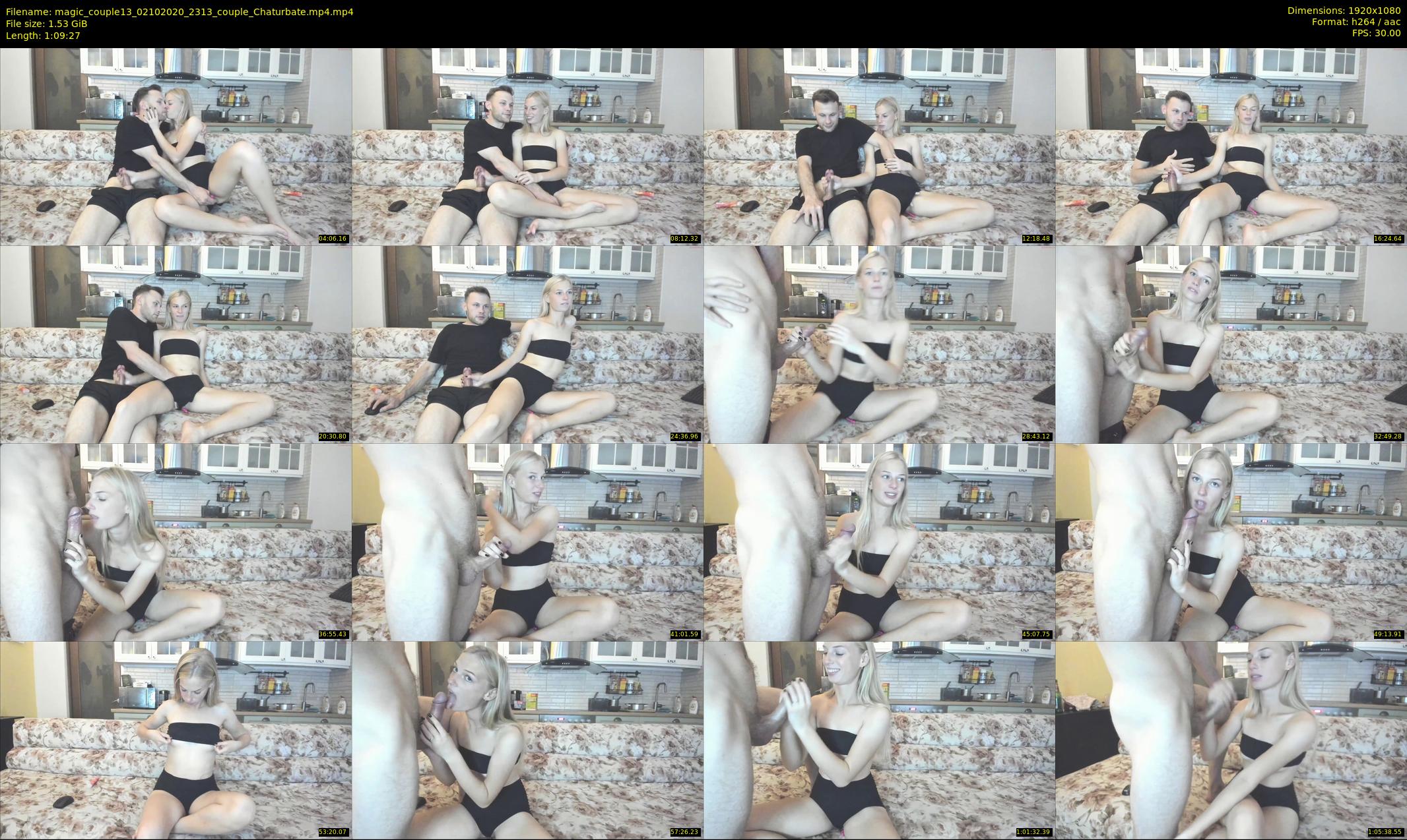magic_couple13 — 70 minute Chaturbate couple cam show recording, 1080p, Oct 2, 2020
