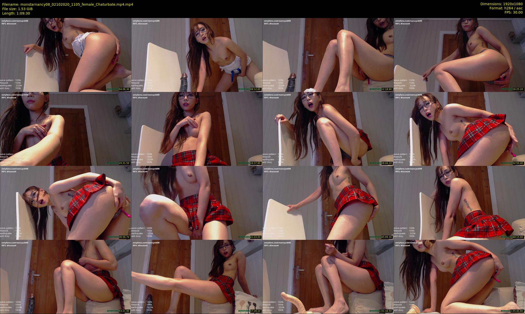 monstarnancy08 — 70 minute Chaturbate female cam show recording, 1080p, Oct 2, 2020