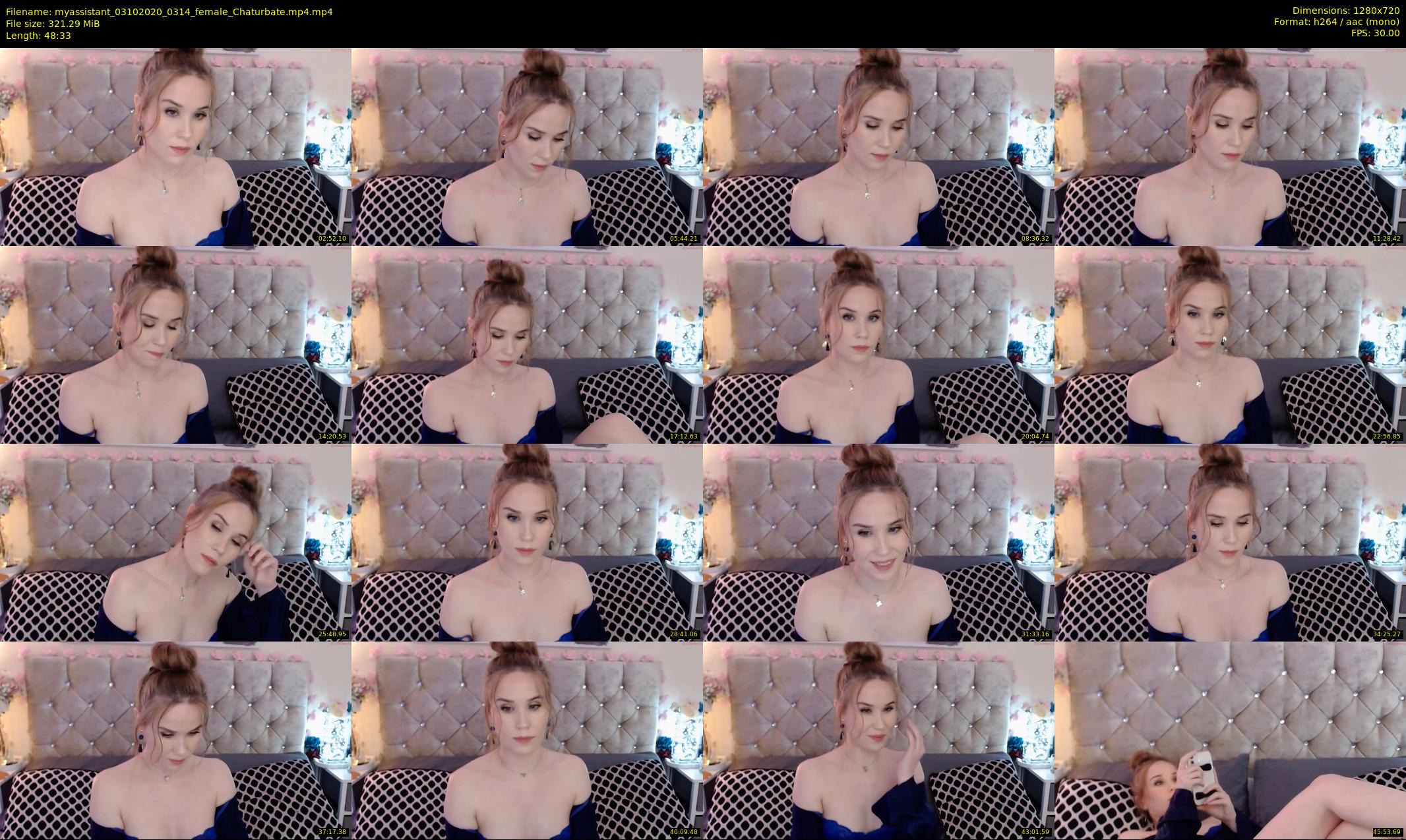 myassistant — 49 minute Chaturbate female cam show recording, 720p, Oct 3, 2020