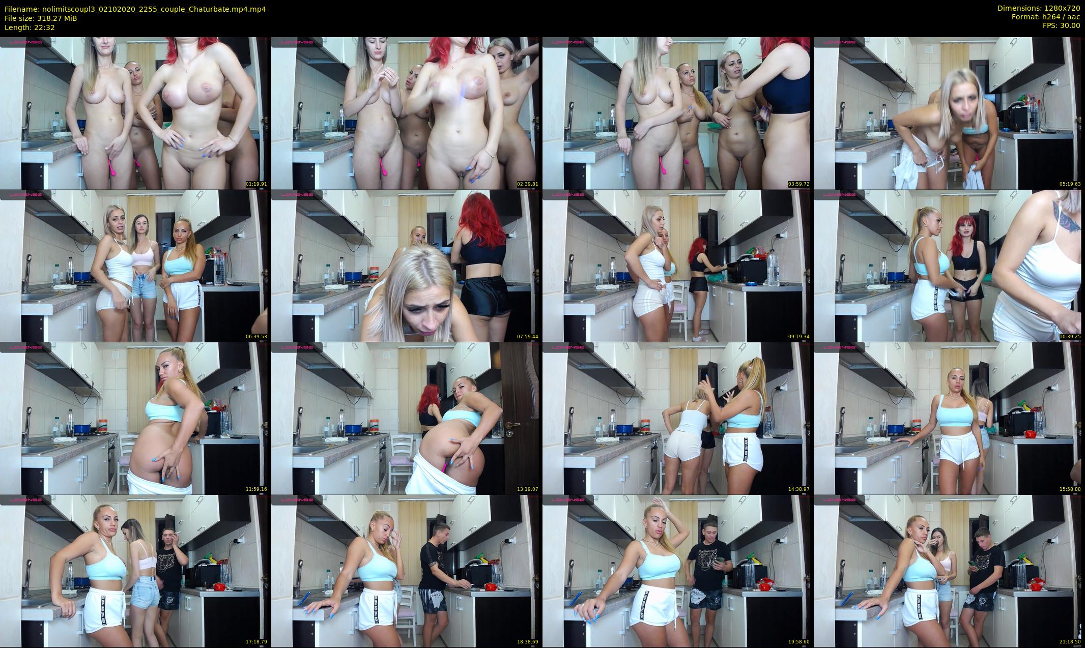 nolimitscoupl3 — 23 minute Chaturbate couple cam show recording, 720p, Oct 2, 2020