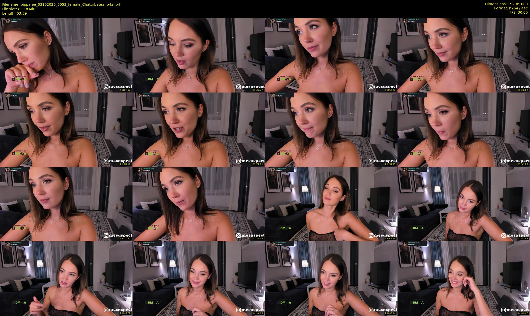 pippalee — 4 minute Chaturbate female cam show recording, 1080p, Oct 3, 2020