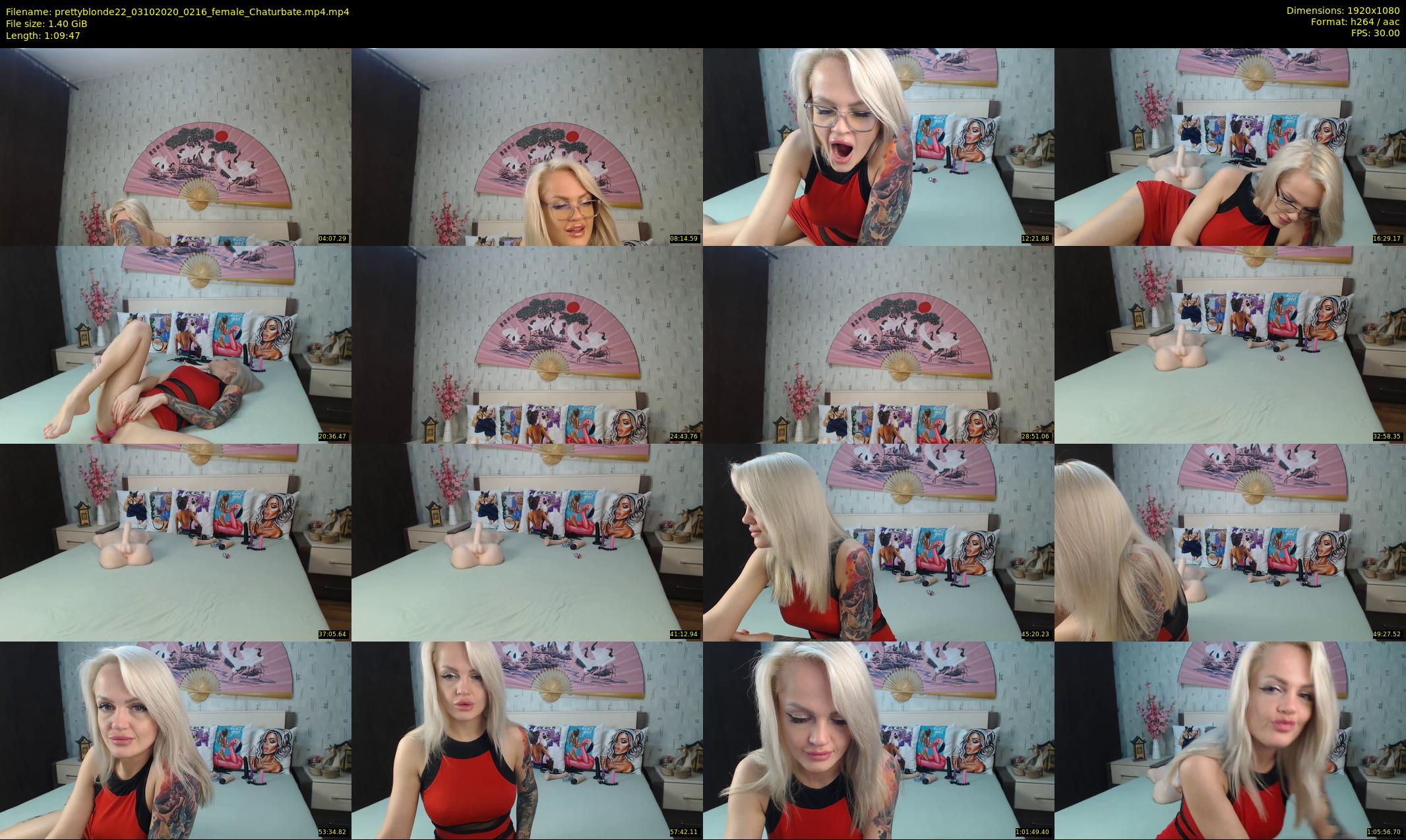 prettyblonde22 — 70 minute Chaturbate female cam show recording, 1080p, Oct 3, 2020
