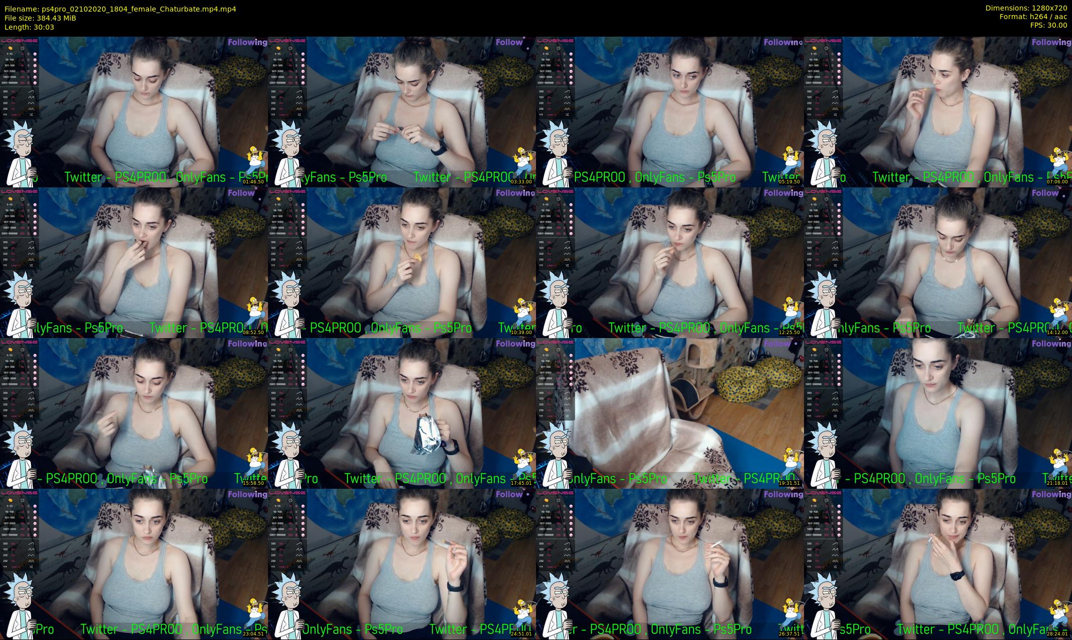 ps4pro — 31 minute Chaturbate female cam show recording, 720p, Oct 2, 2020