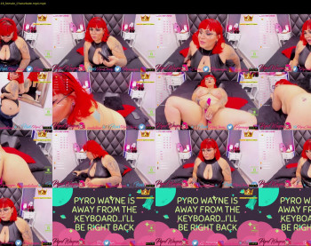 pyrowayne — 59 minute Chaturbate female cam show recording, 720p, Oct 3, 2020