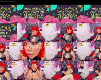 pyrowayne — 59 minute Chaturbate female cam show recording, 720p, Oct 3, 2020