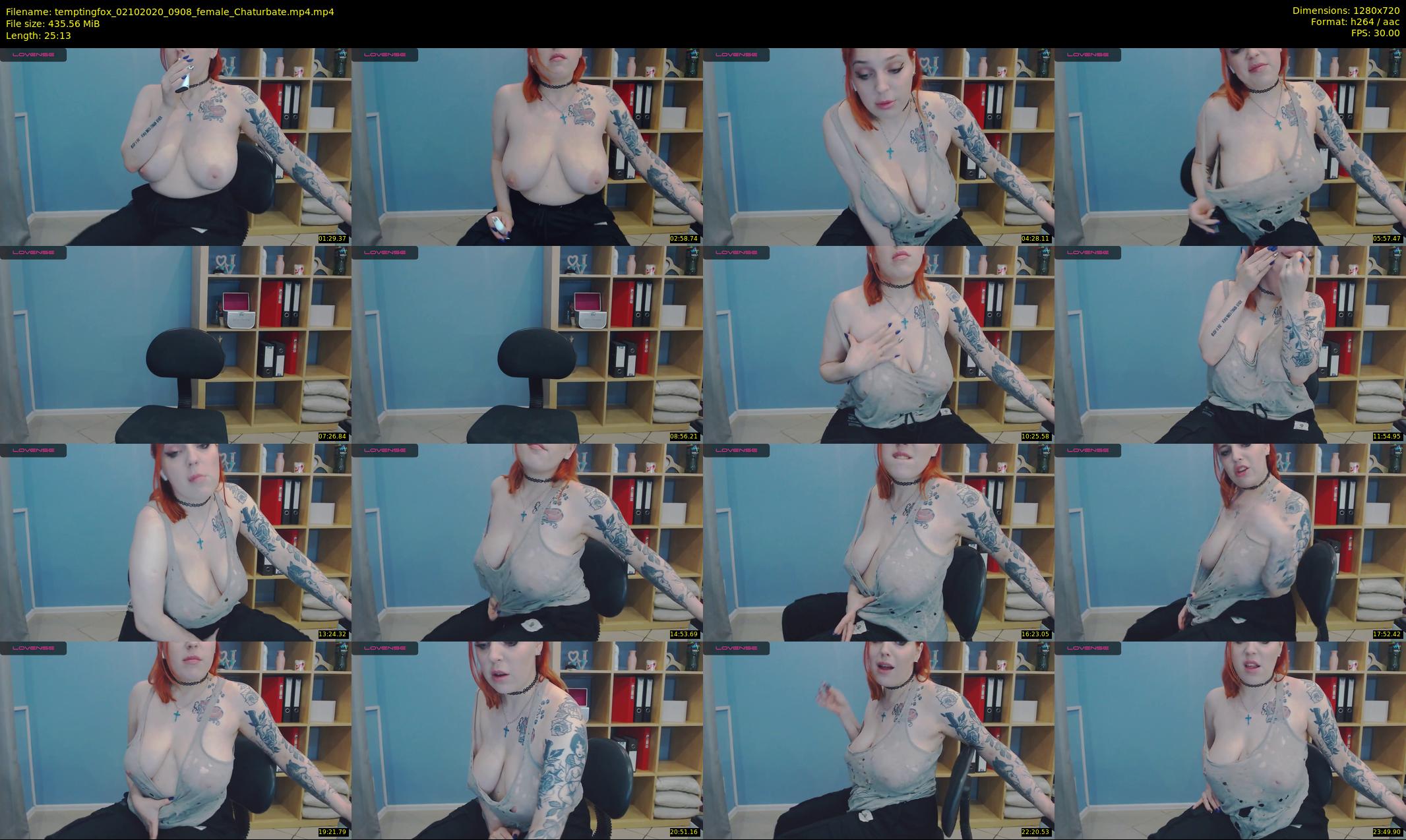 temptingfox — 26 minute Chaturbate female cam show recording, 720p, Oct 2, 2020