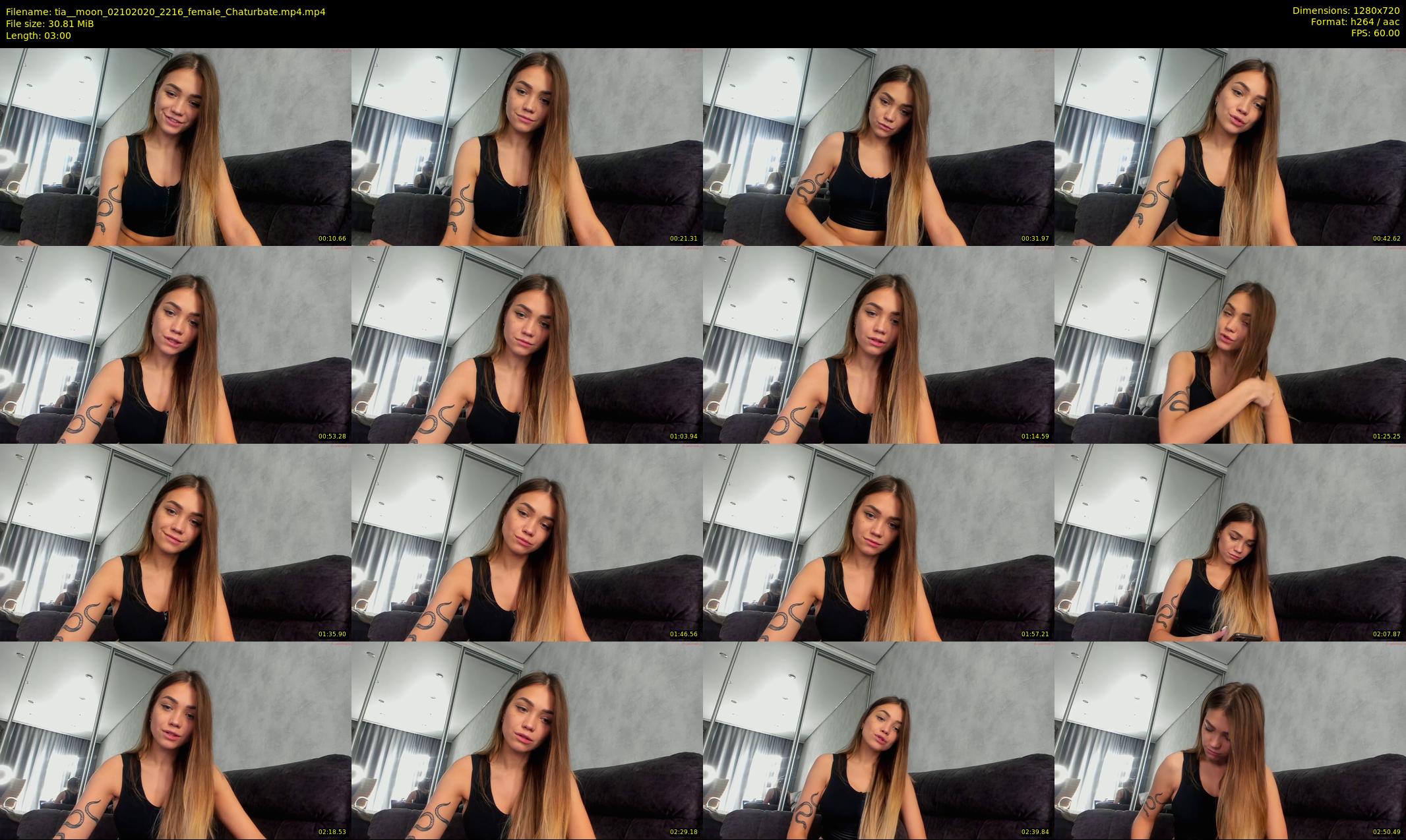 tia__moon — 3 minute Chaturbate female cam show recording, 720p, Oct 2, 2020
