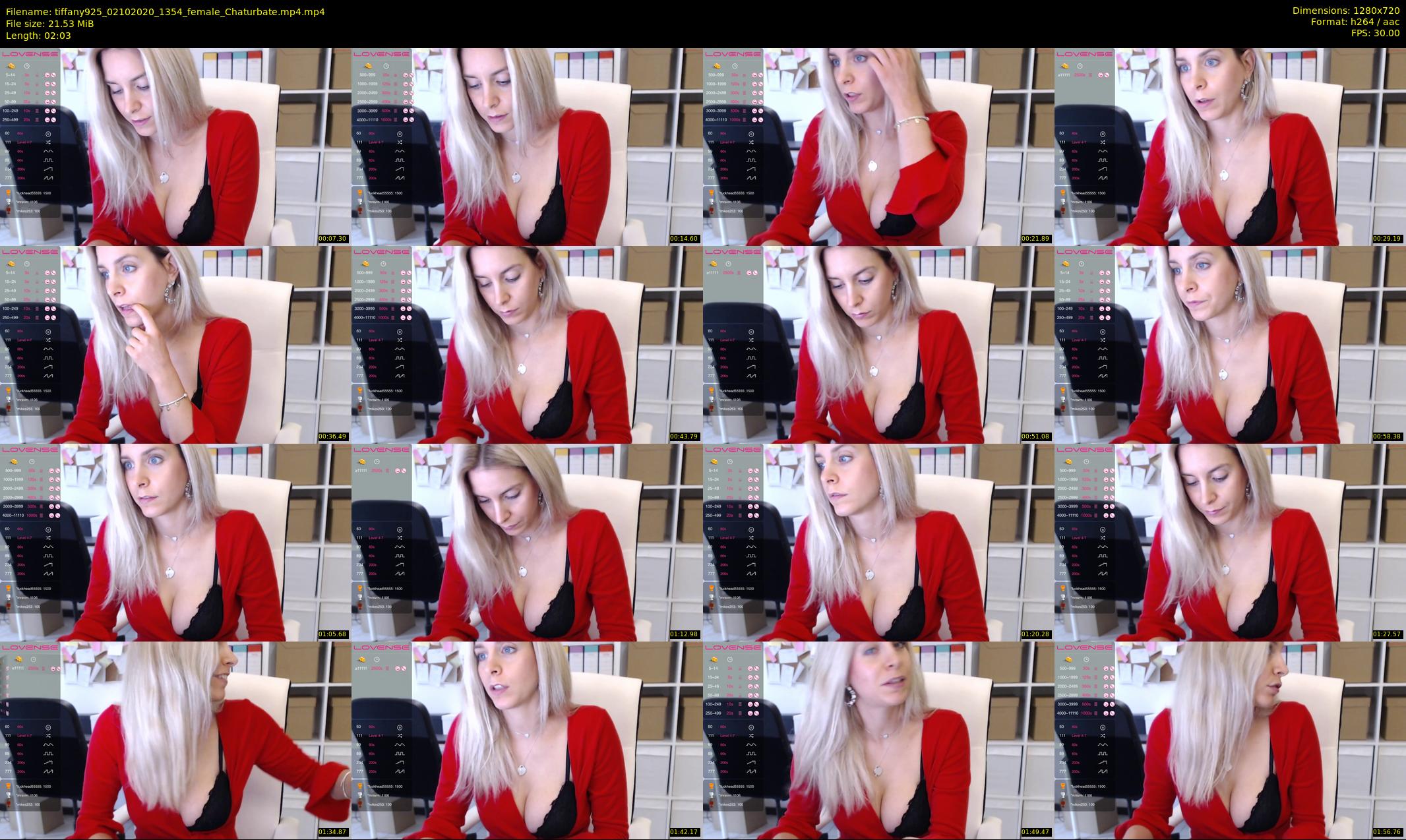 tiffany925 — 3 minute Chaturbate female cam show recording, 720p, Oct 2, 2020