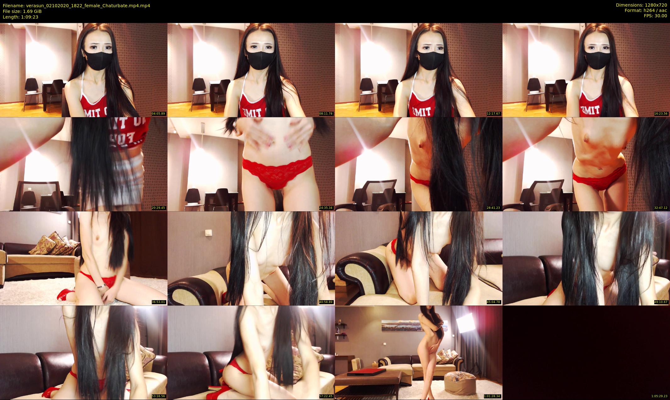 verasun — 70 minute Chaturbate female cam show recording, 720p, Oct 2, 2020