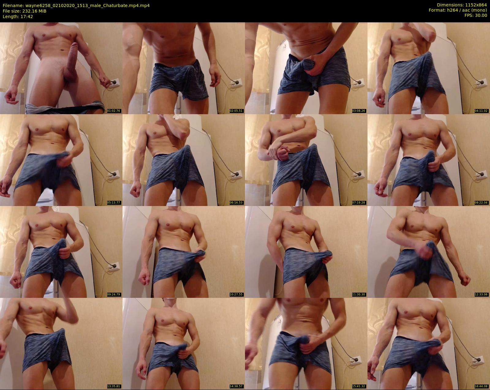 wayne6258 — 18 minute Chaturbate male cam show recording, 720p, Oct 2, 2020