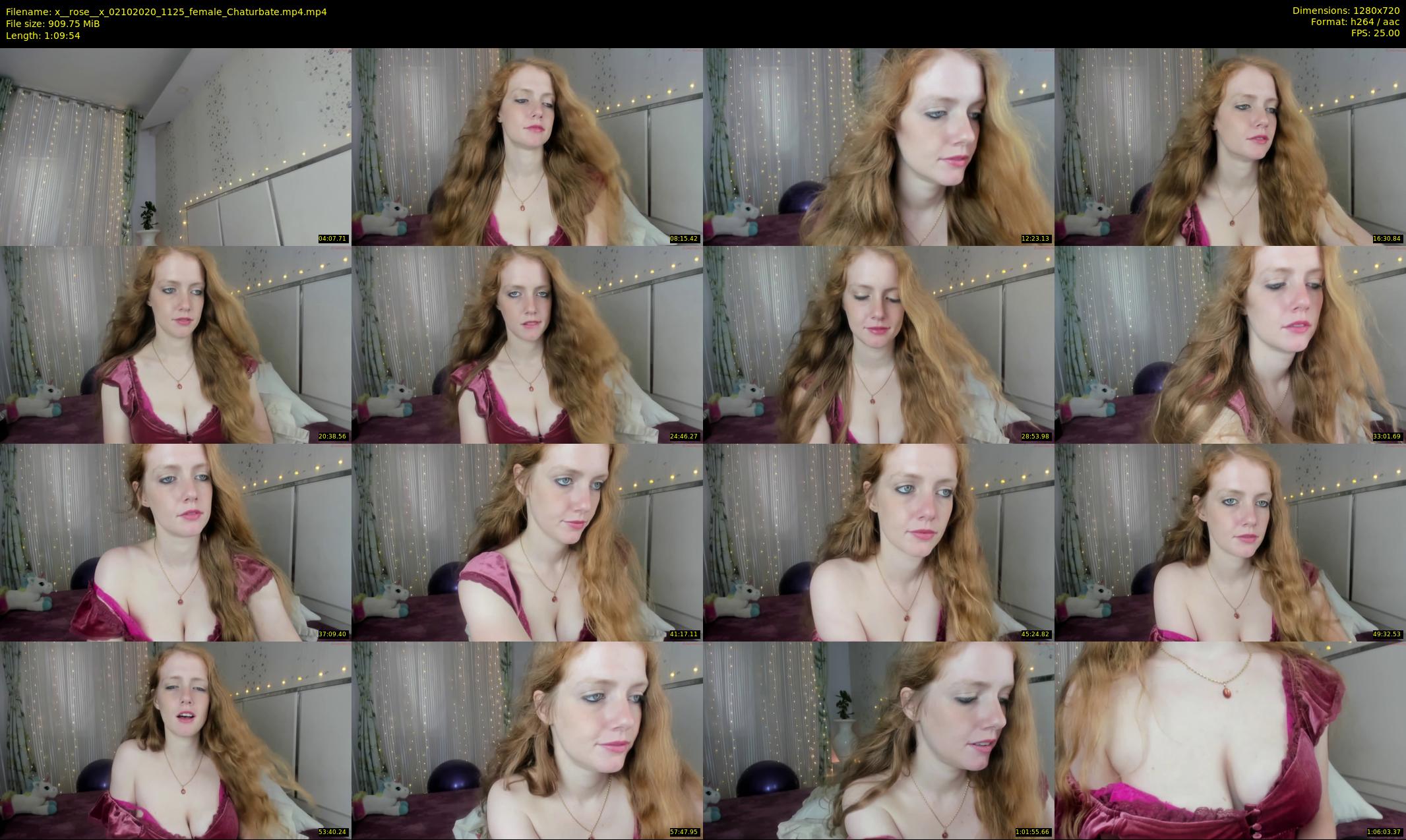 x__rose__x — 70 minute Chaturbate female cam show recording, 720p, Oct 2, 2020