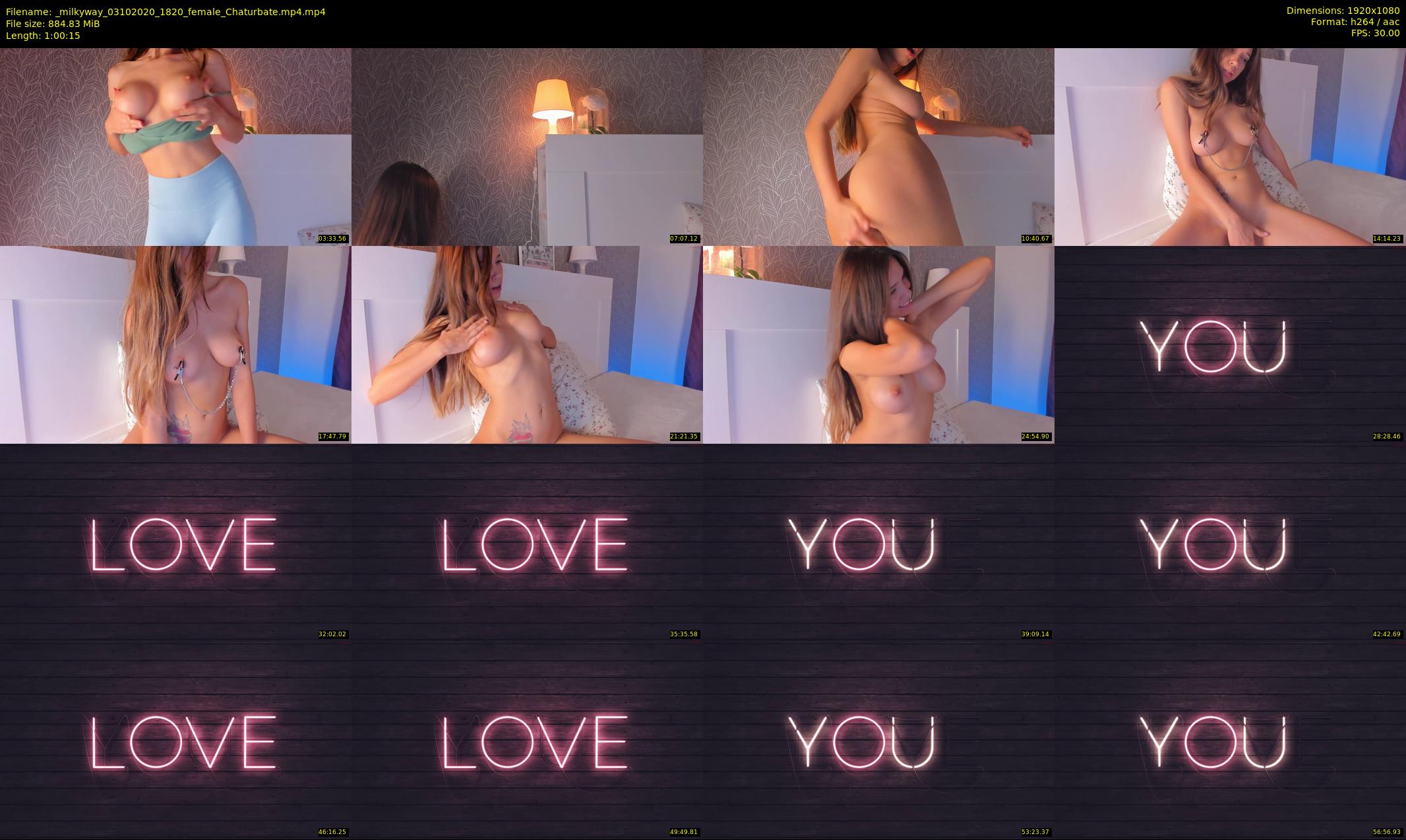 _milkyway — 61 minute Chaturbate female cam show recording, 1080p, Oct 3, 2020