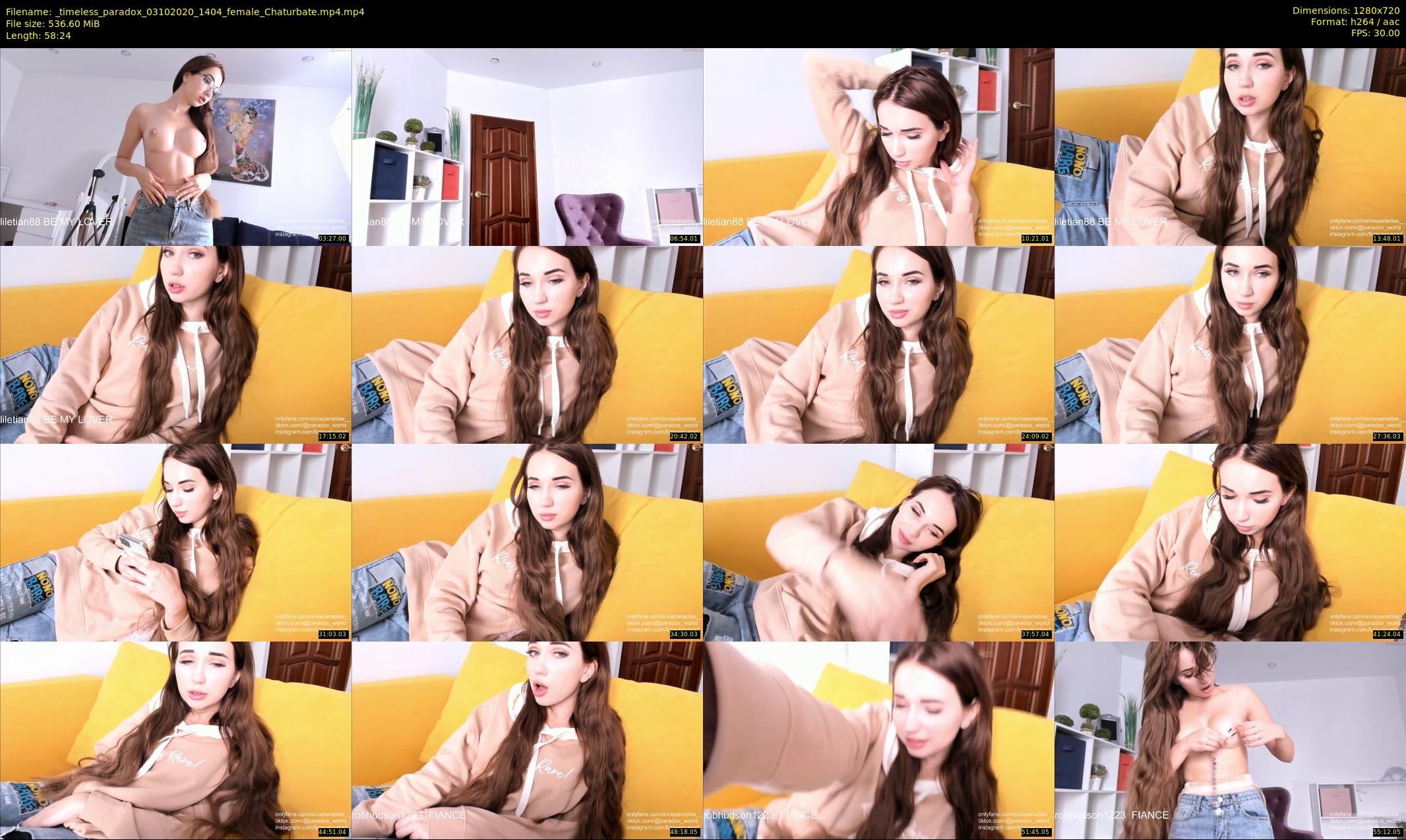 _timeless_paradox — 59 minute Chaturbate female cam show recording, 720p, Oct 3, 2020