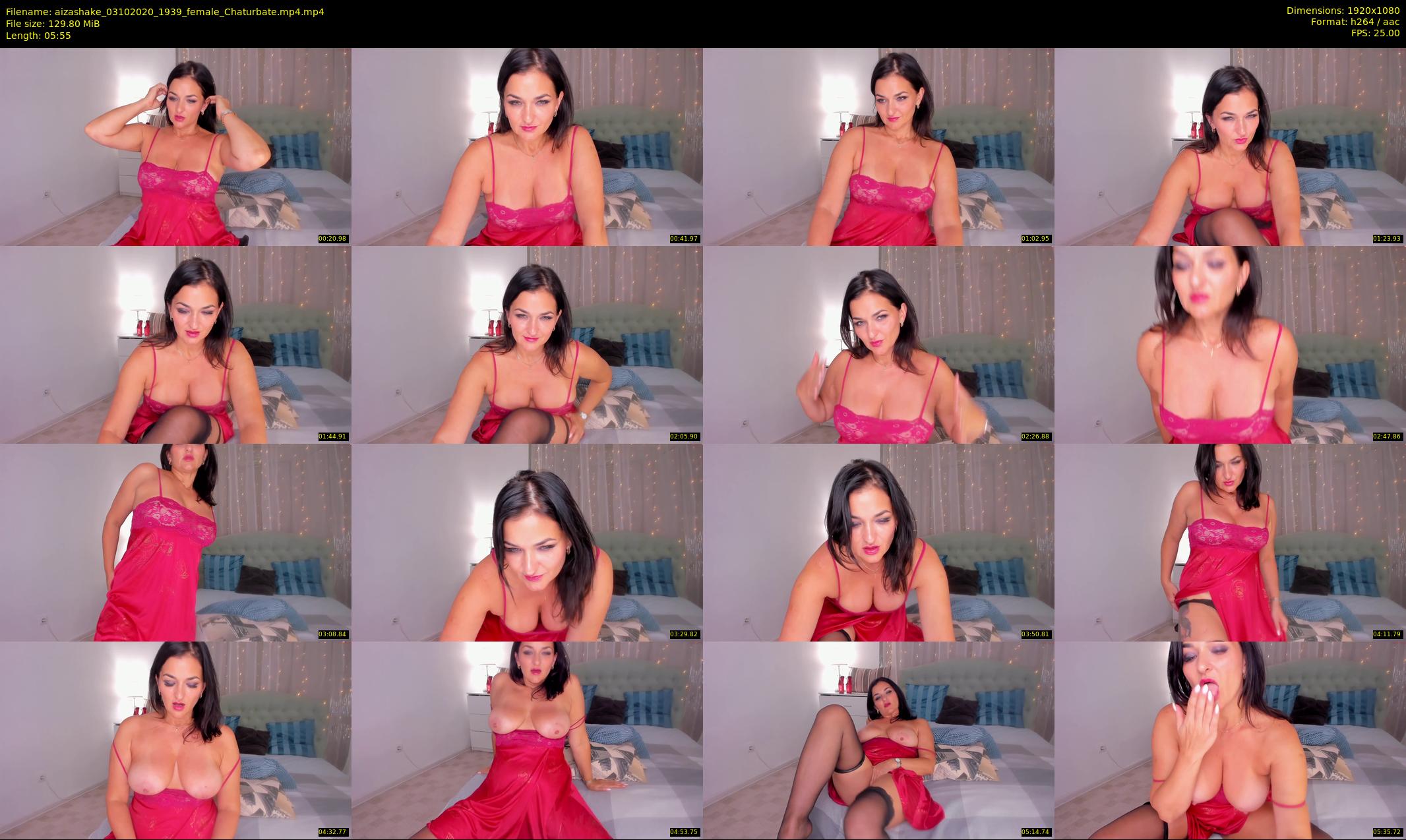 aizashake — 6 minute Chaturbate female cam show recording, 1080p, Oct 3, 2020