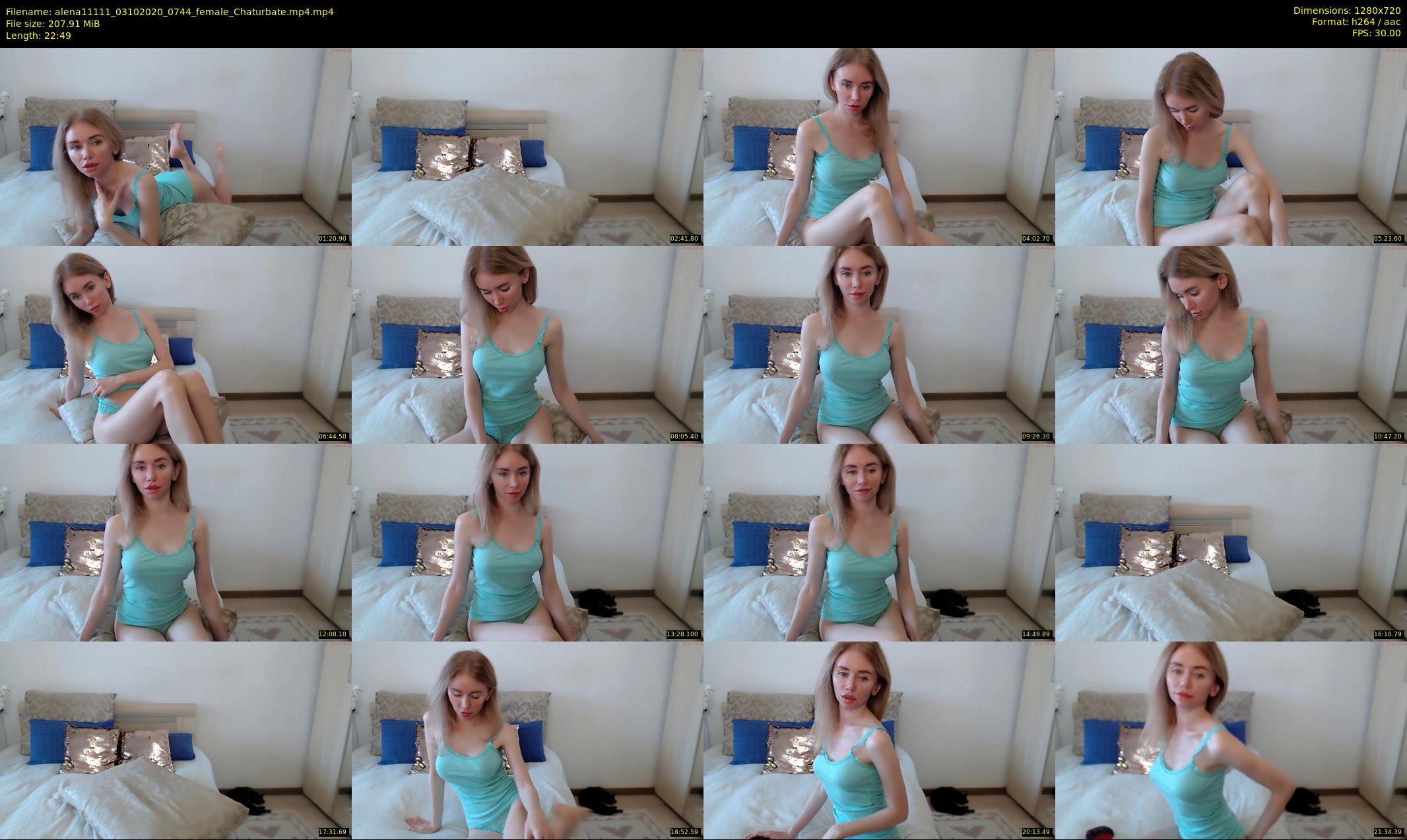 alena11111 — 23 minute Chaturbate female cam show recording, 720p, Oct 3, 2020