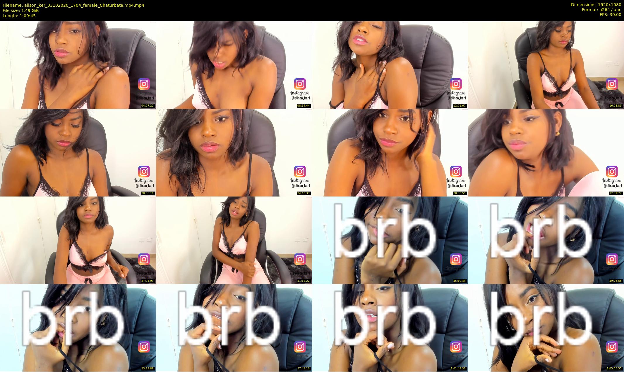 alison_ker — 70 minute Chaturbate female cam show recording, 1080p, Oct 3, 2020