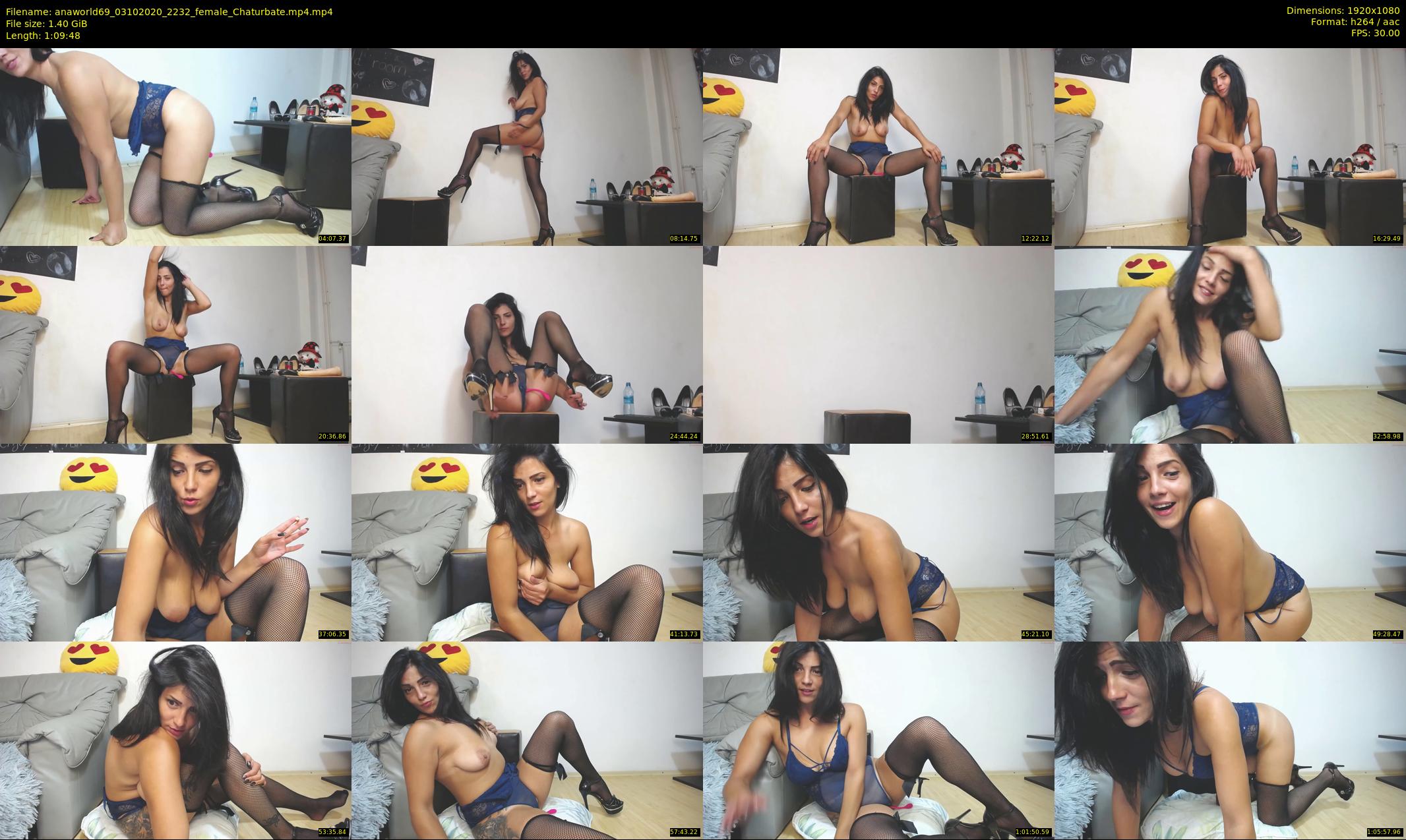 anaworld69 — 70 minute Chaturbate female cam show recording, 1080p, Oct 3, 2020