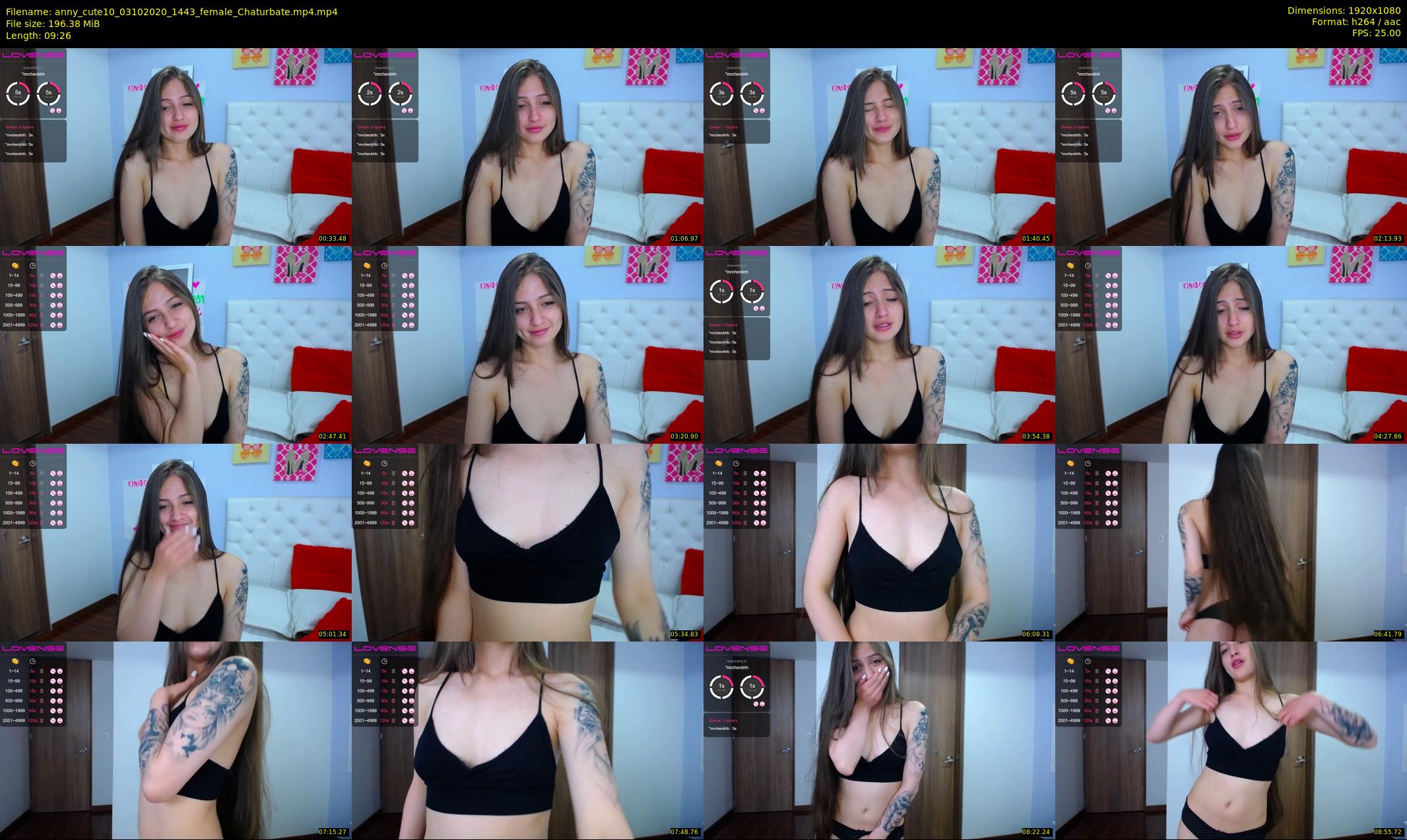 anny_cute10 — 10 minute Chaturbate female cam show recording, 1080p, Oct 3, 2020