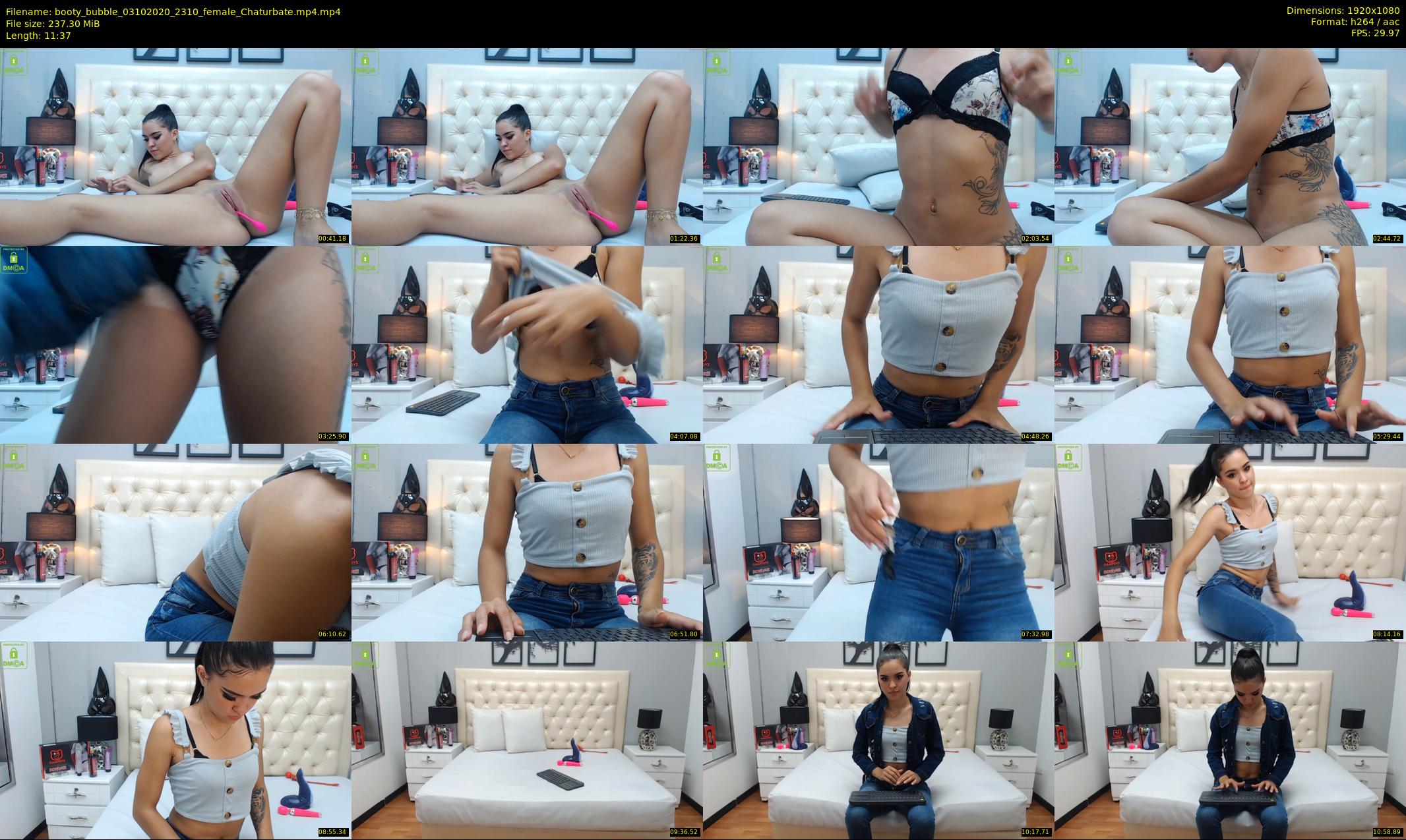 booty_bubble — 12 minute Chaturbate female cam show recording, 1080p, Oct 3, 2020
