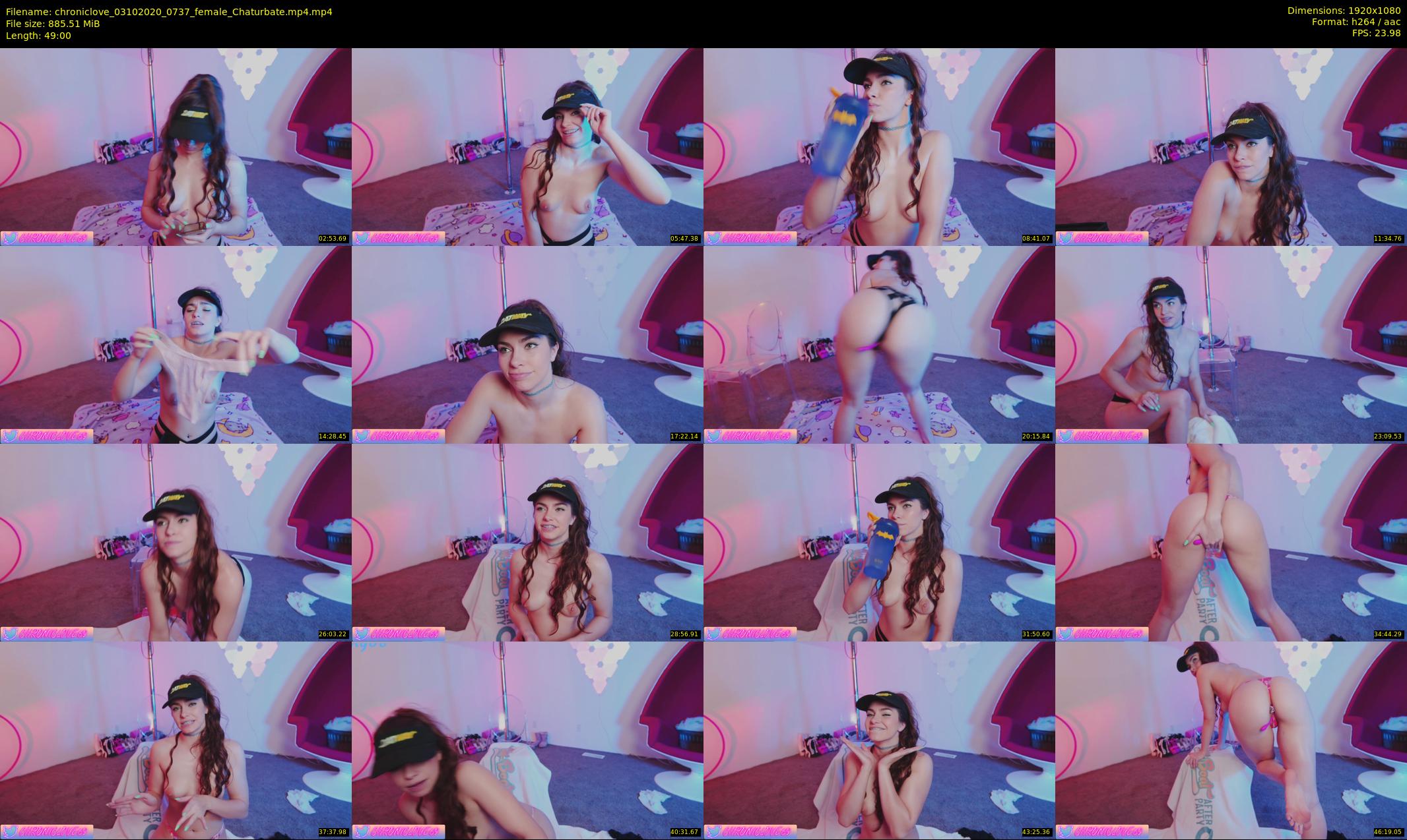 chroniclove — 49 minute Chaturbate female cam show recording, 1080p, Oct 3, 2020