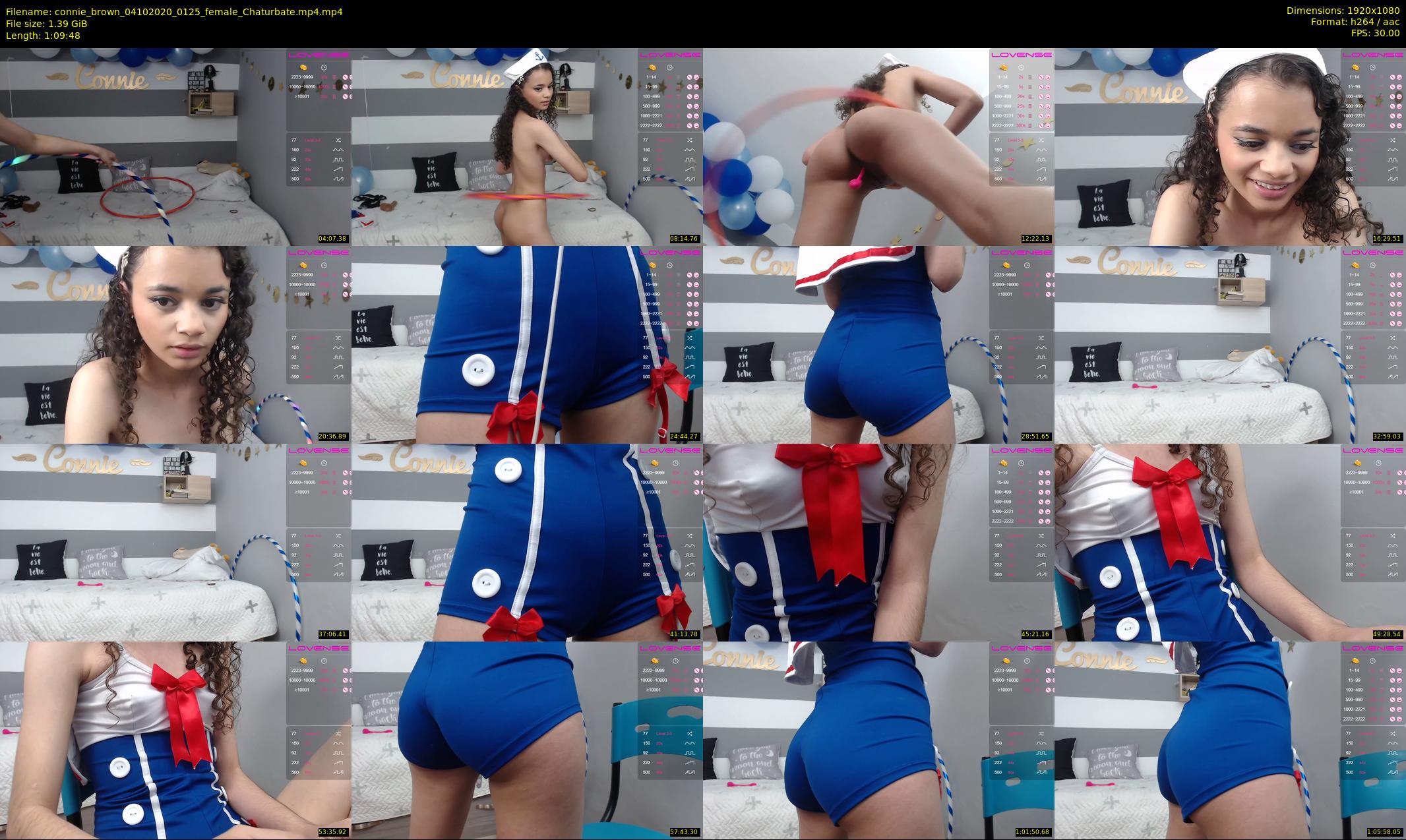 connie_brown — 70 minute Chaturbate female cam show recording, 1080p, Oct 4, 2020