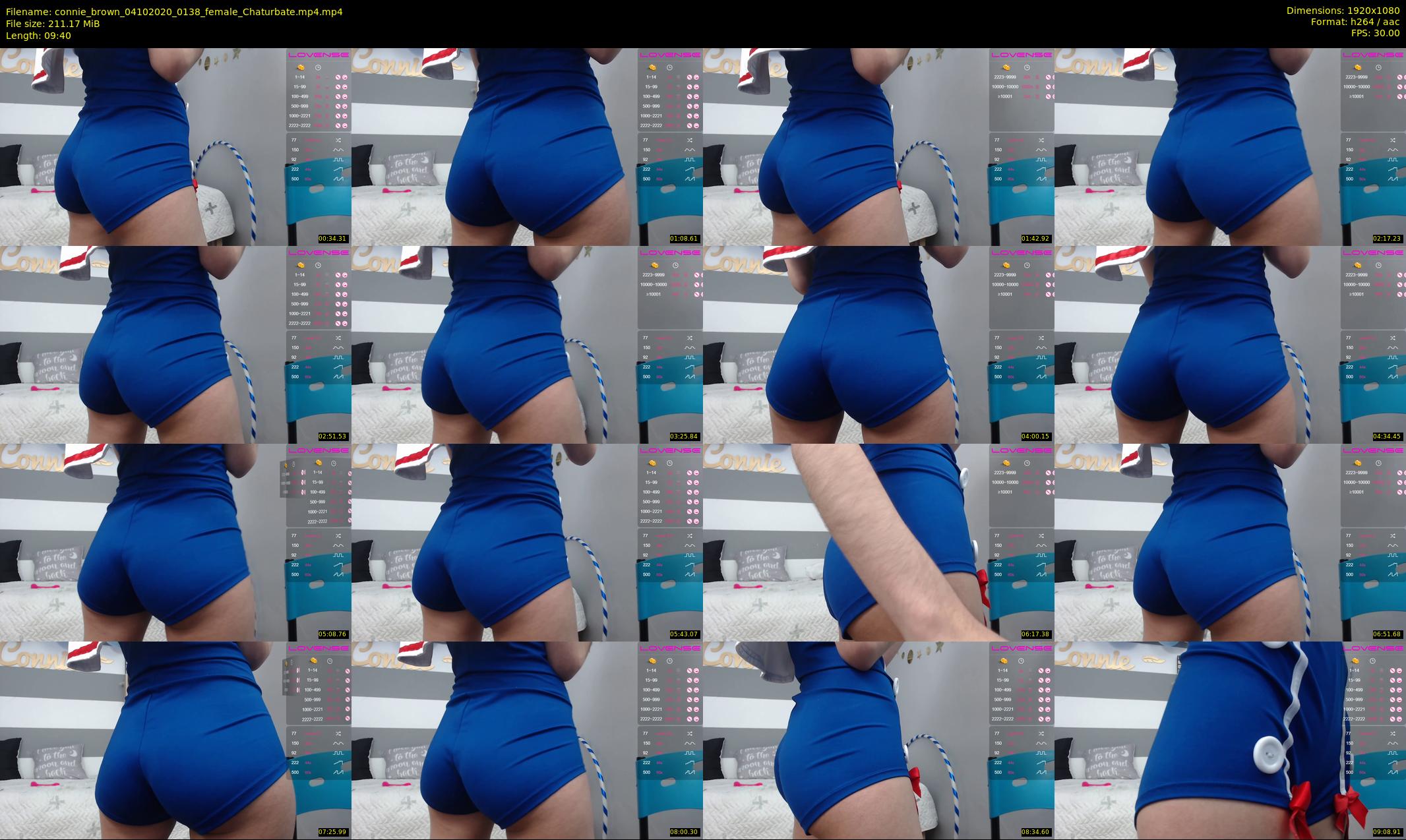 connie_brown — 10 minute Chaturbate female cam show recording, 1080p, Oct 4, 2020