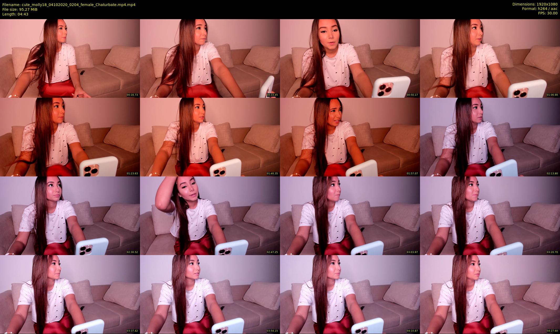 cute_molly18 — 5 minute Chaturbate female cam show recording, 1080p, Oct 4, 2020