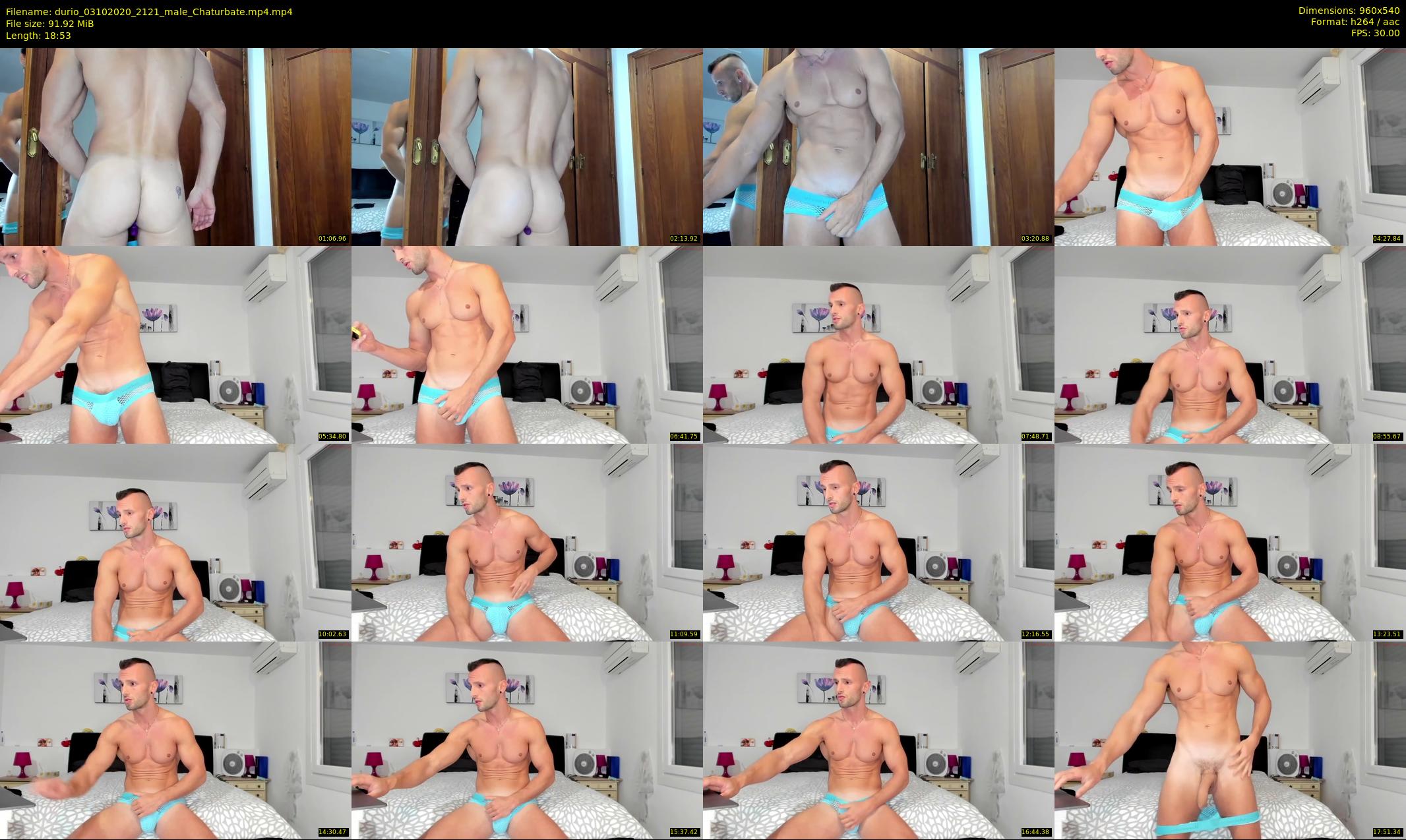 durio — 19 minute Chaturbate male cam show recording, 480p, Oct 3, 2020