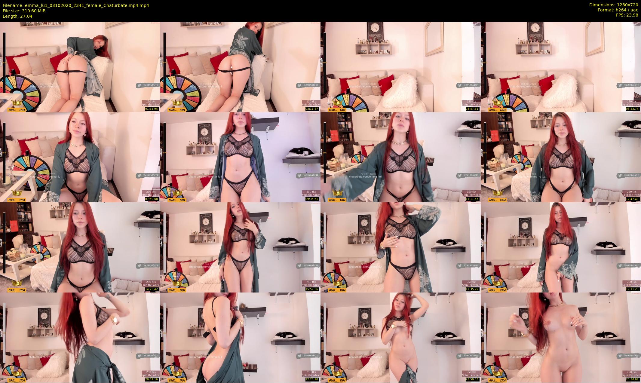 emma_lu1 — 28 minute Chaturbate female cam show recording, 720p, Oct 3, 2020