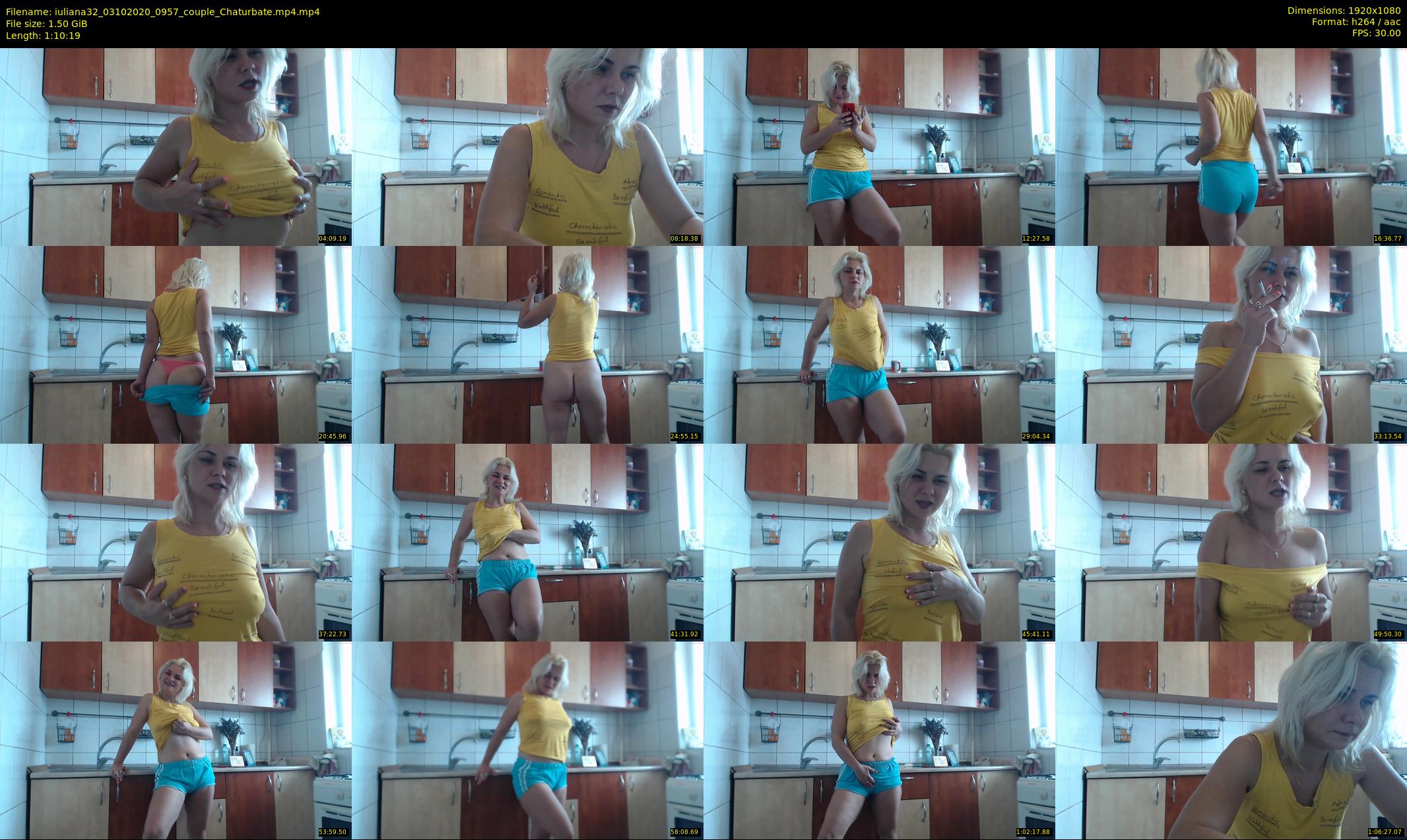 iuliana32 — 71 minute Chaturbate couple cam show recording, 1080p, Oct 3, 2020