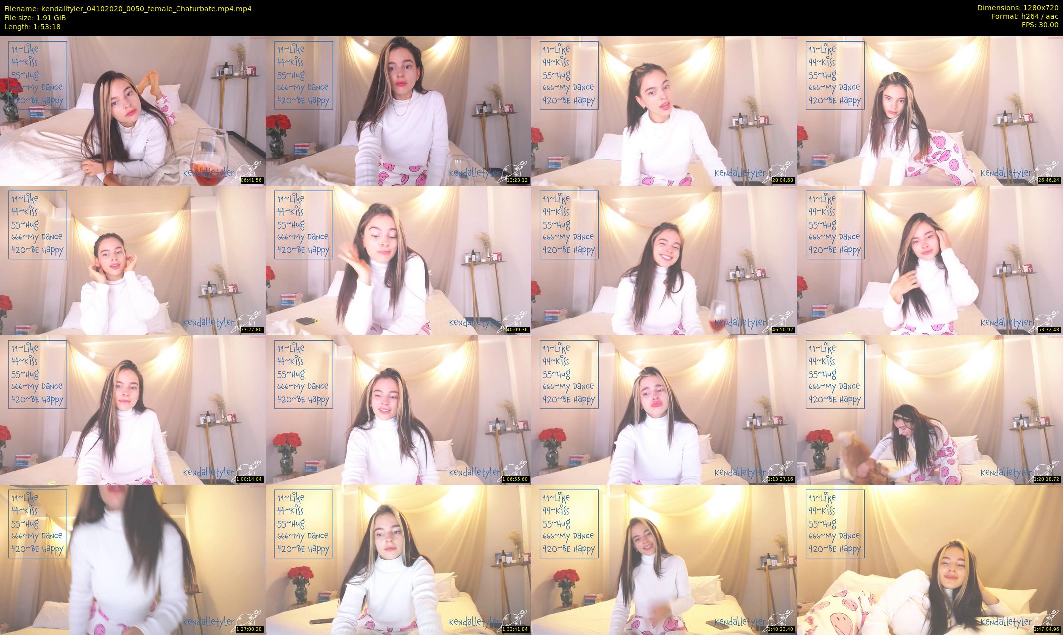 kendalltyler — 114 minute Chaturbate female cam show recording, 720p, Oct 4, 2020