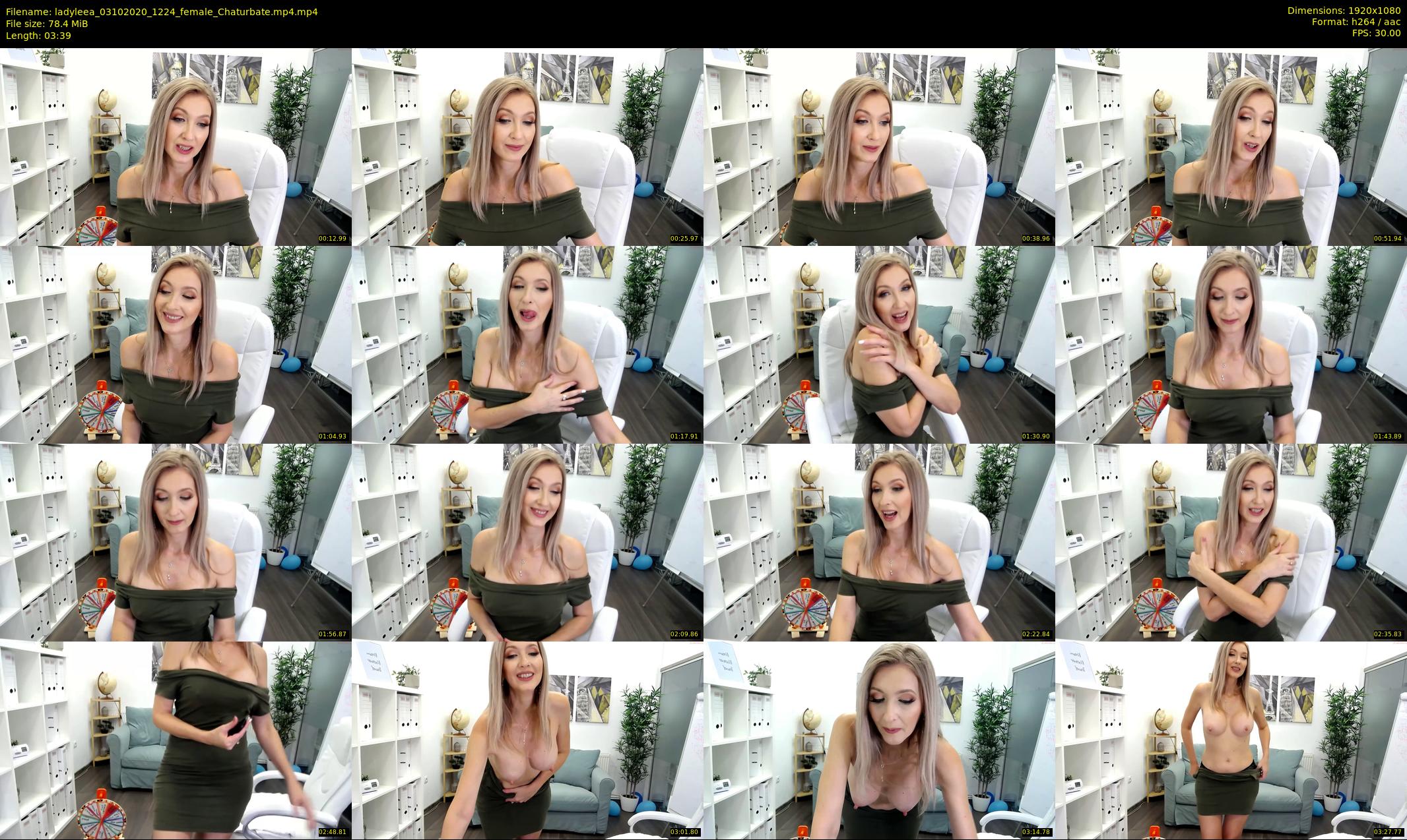 ladyleea — 4 minute Chaturbate female cam show recording, 1080p, Oct 3, 2020