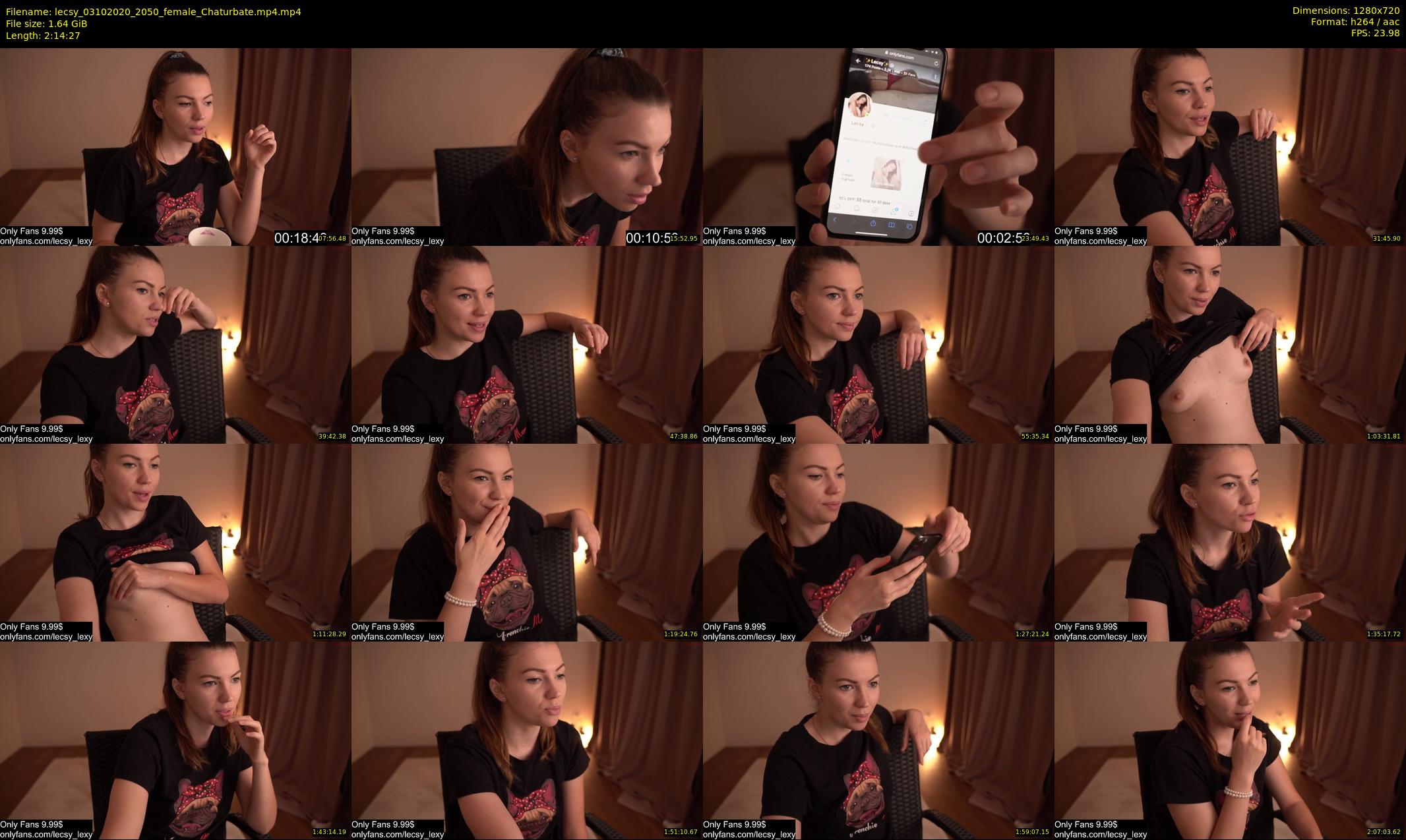 lecsy — 135 minute Chaturbate female cam show recording, 720p, Oct 3, 2020