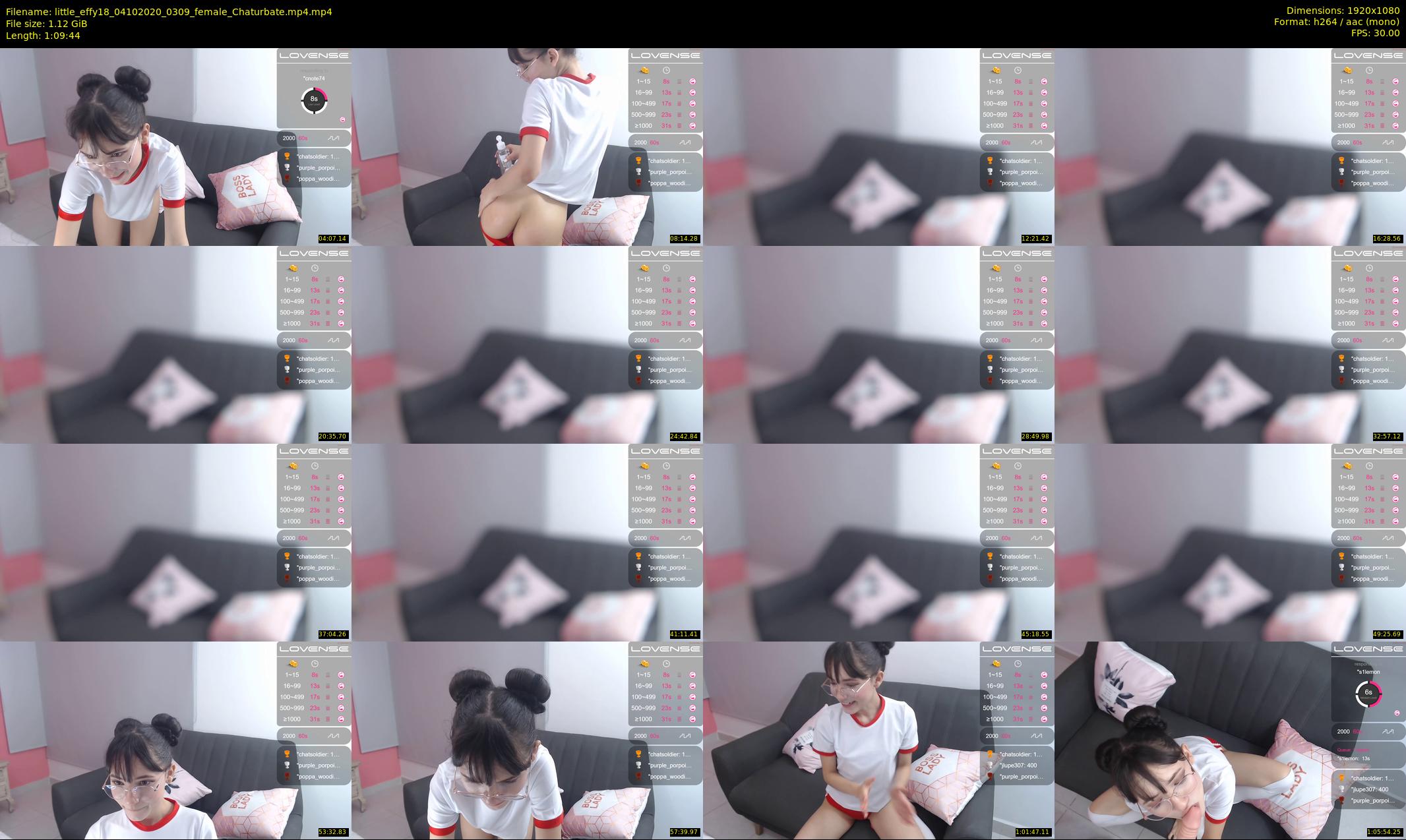 little_effy18 — 70 minute Chaturbate female cam show recording, 1080p, Oct 4, 2020