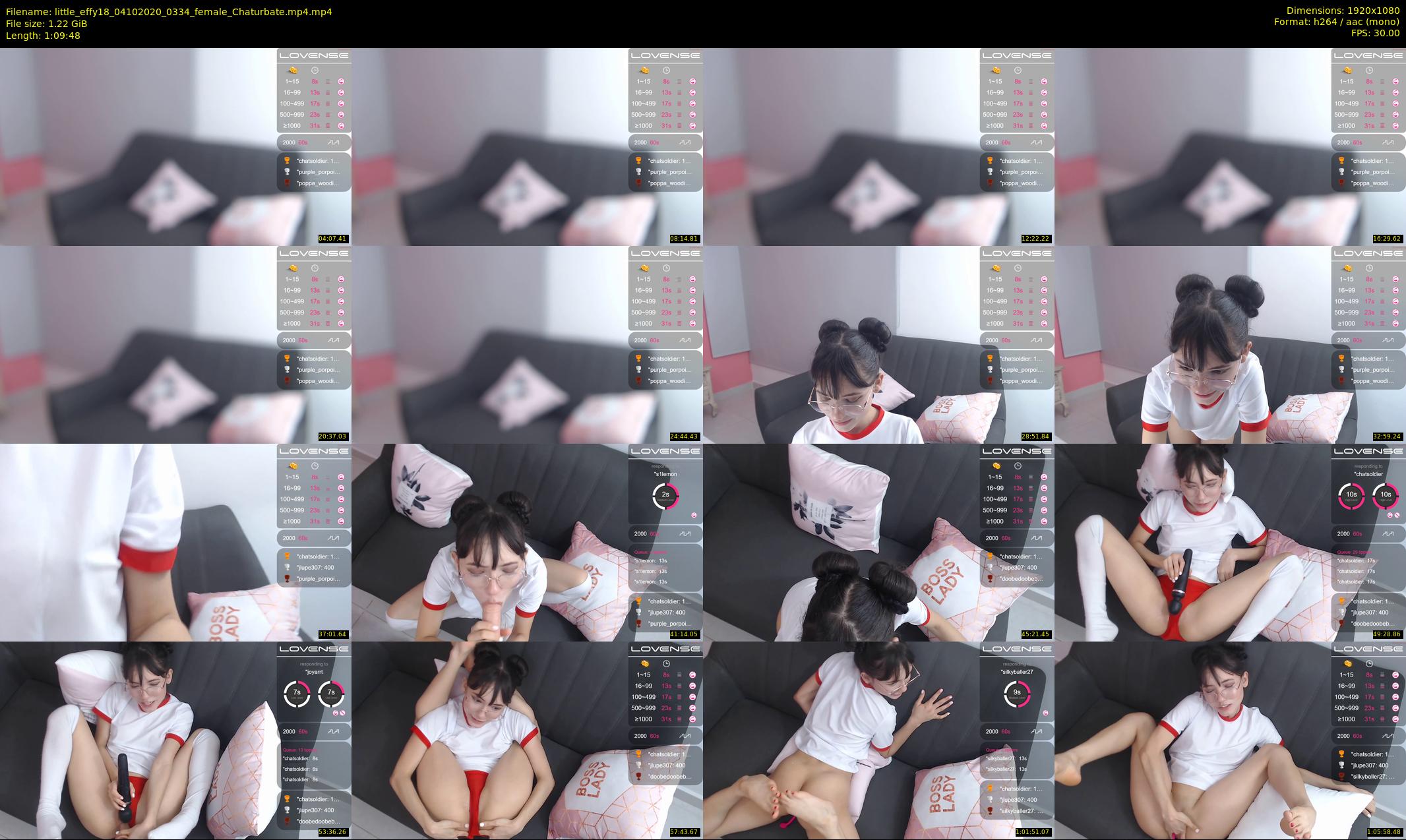 little_effy18 — 70 minute Chaturbate female cam show recording, 1080p, Oct 4, 2020