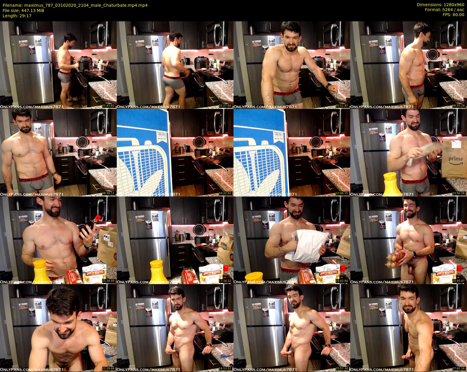 maximus_787 — 30 minute Chaturbate male cam show recording, 720p, Oct 3, 2020