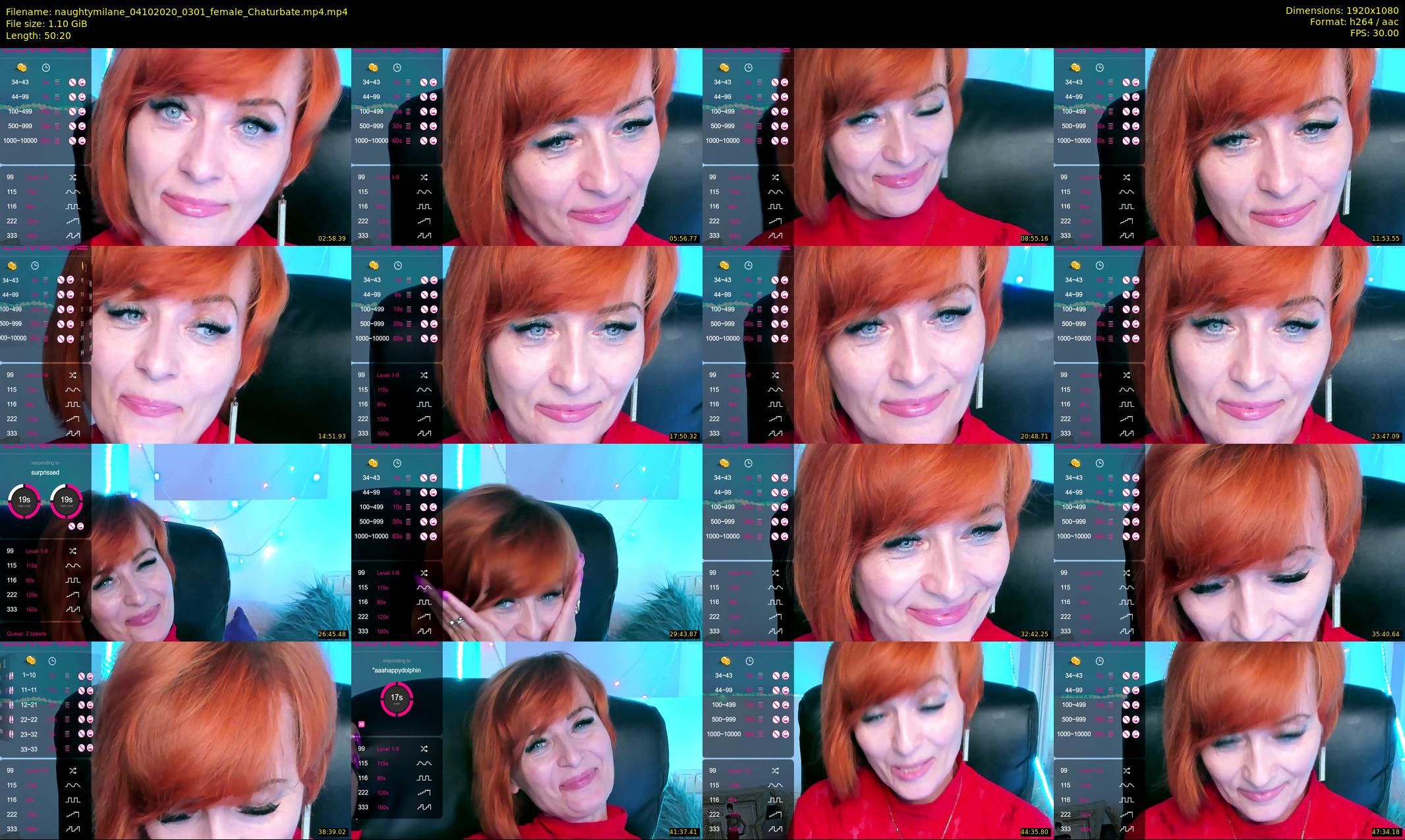 naughtymilane — 51 minute Chaturbate female cam show recording, 1080p, Oct 4, 2020