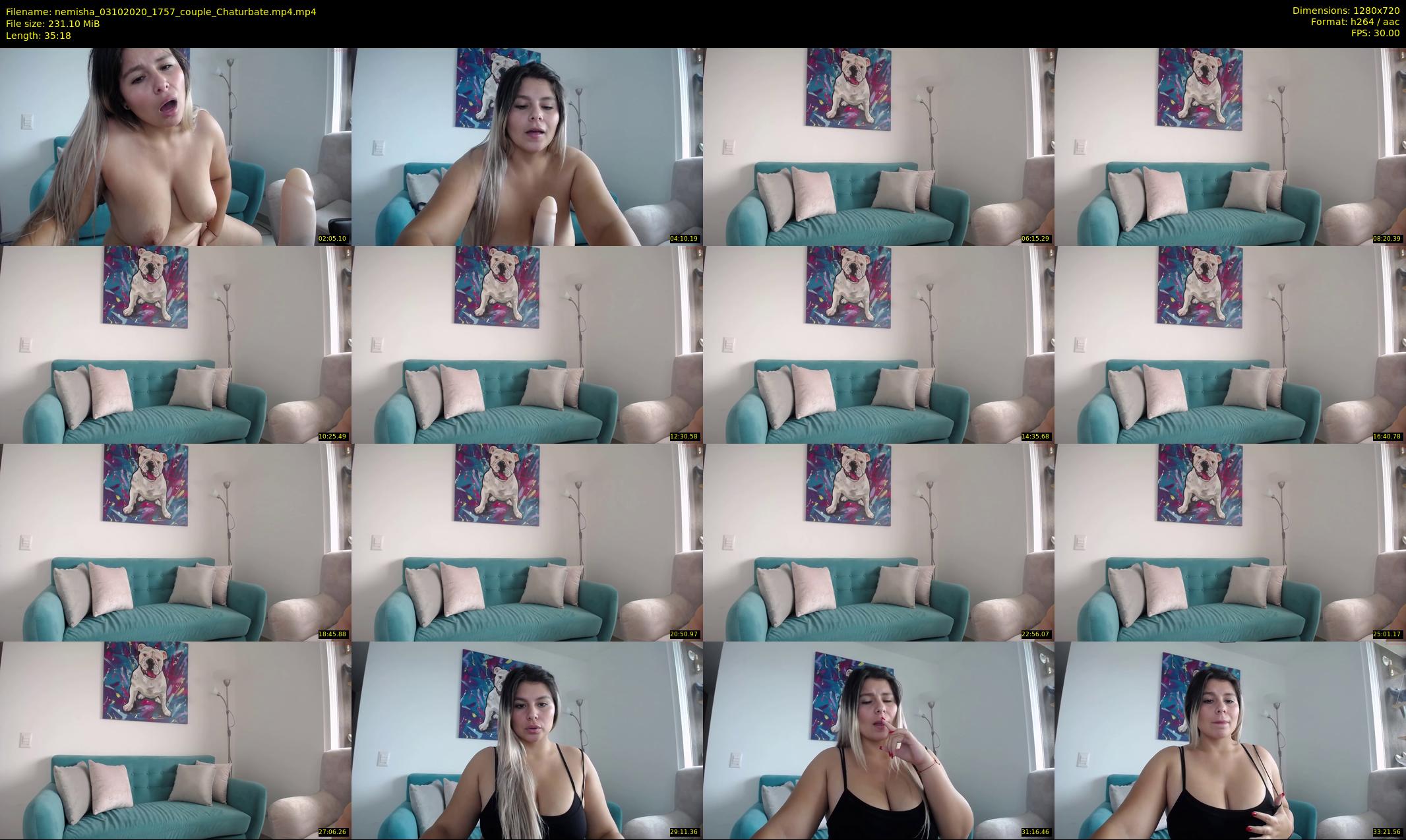 nemisha — 36 minute Chaturbate female cam show recording, 720p, Oct 3, 2020