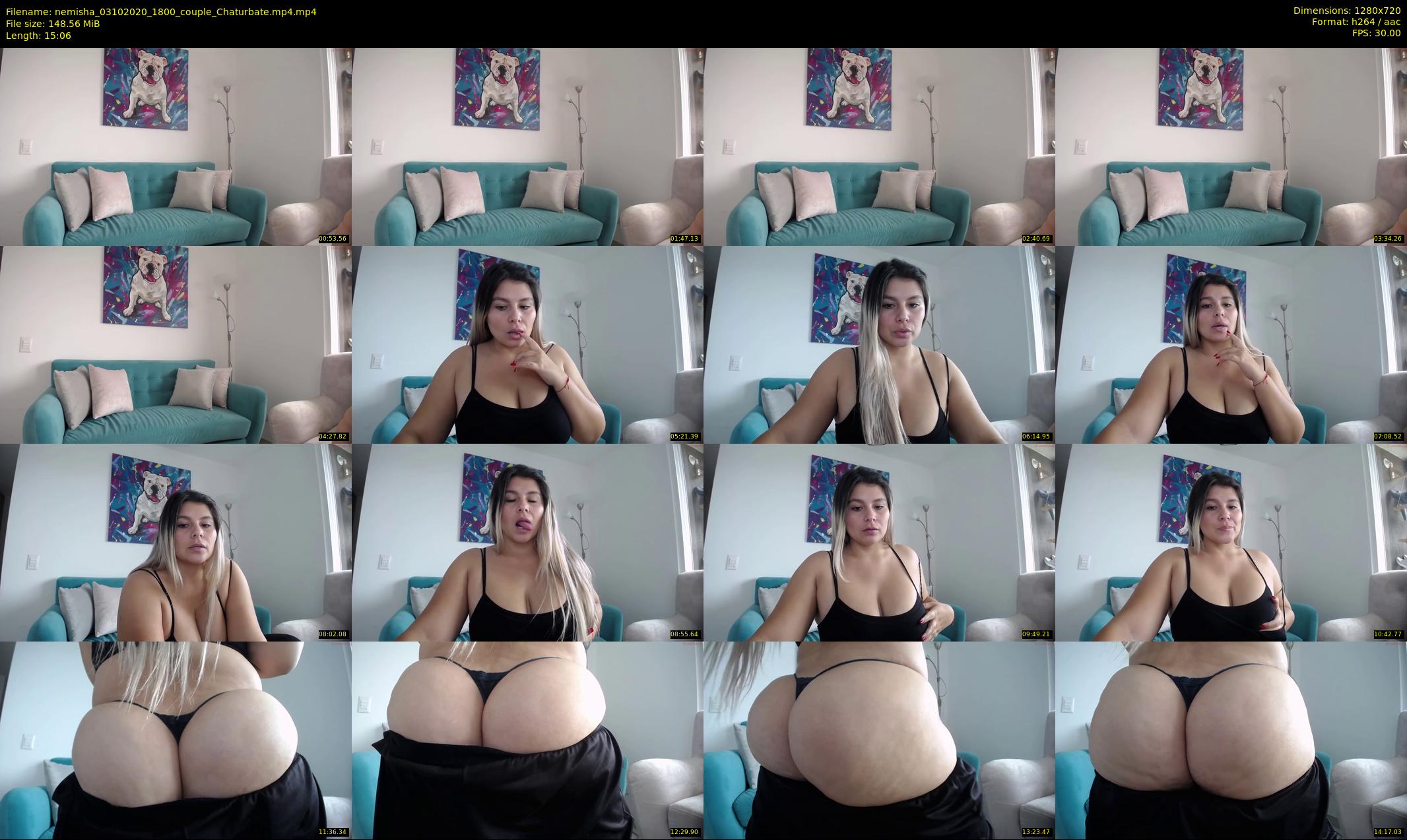 nemisha — 16 minute Chaturbate female cam show recording, 720p, Oct 3, 2020