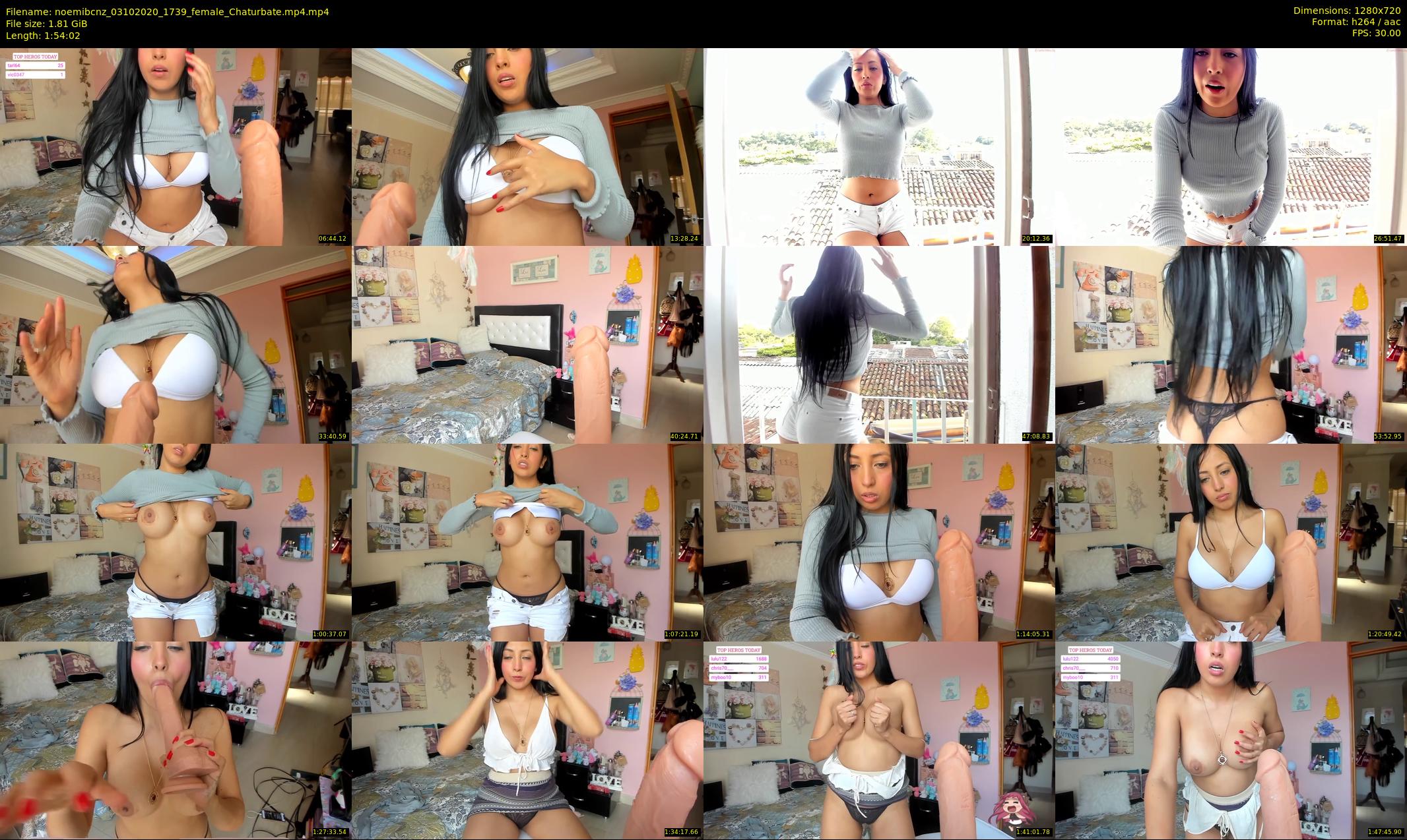 noemibcnz — 115 minute Chaturbate couple cam show recording, 720p, Oct 3, 2020