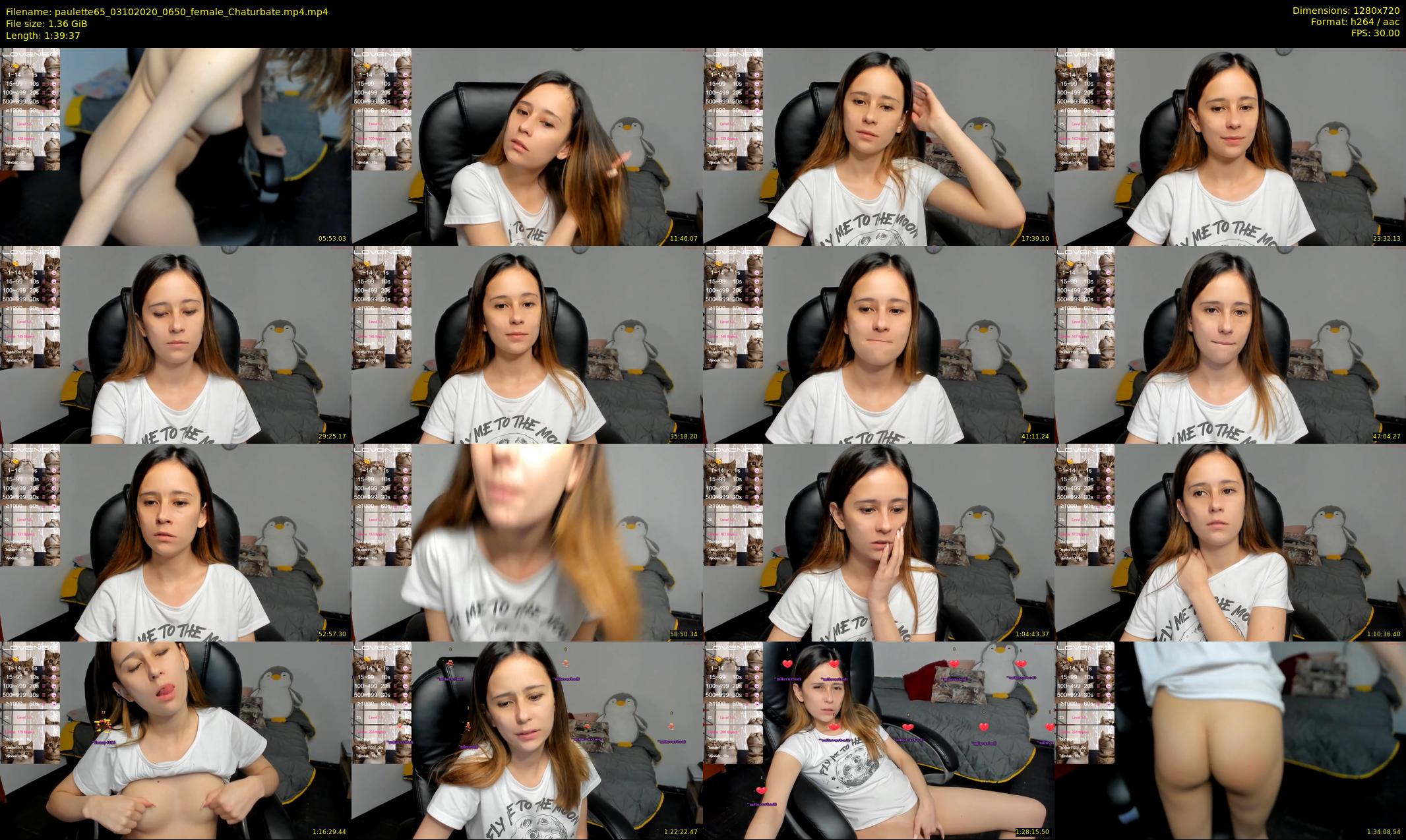 paulette65 — 100 minute Chaturbate female cam show recording, 720p, Oct 3, 2020