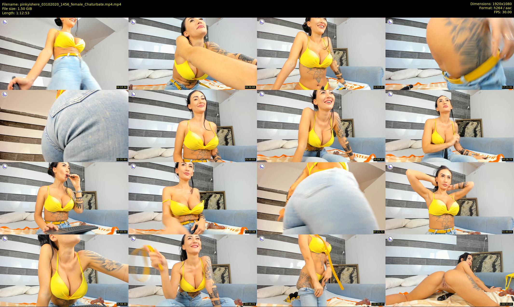 pinkyishere — 73 minute Chaturbate female cam show recording, 1080p, Oct 3, 2020