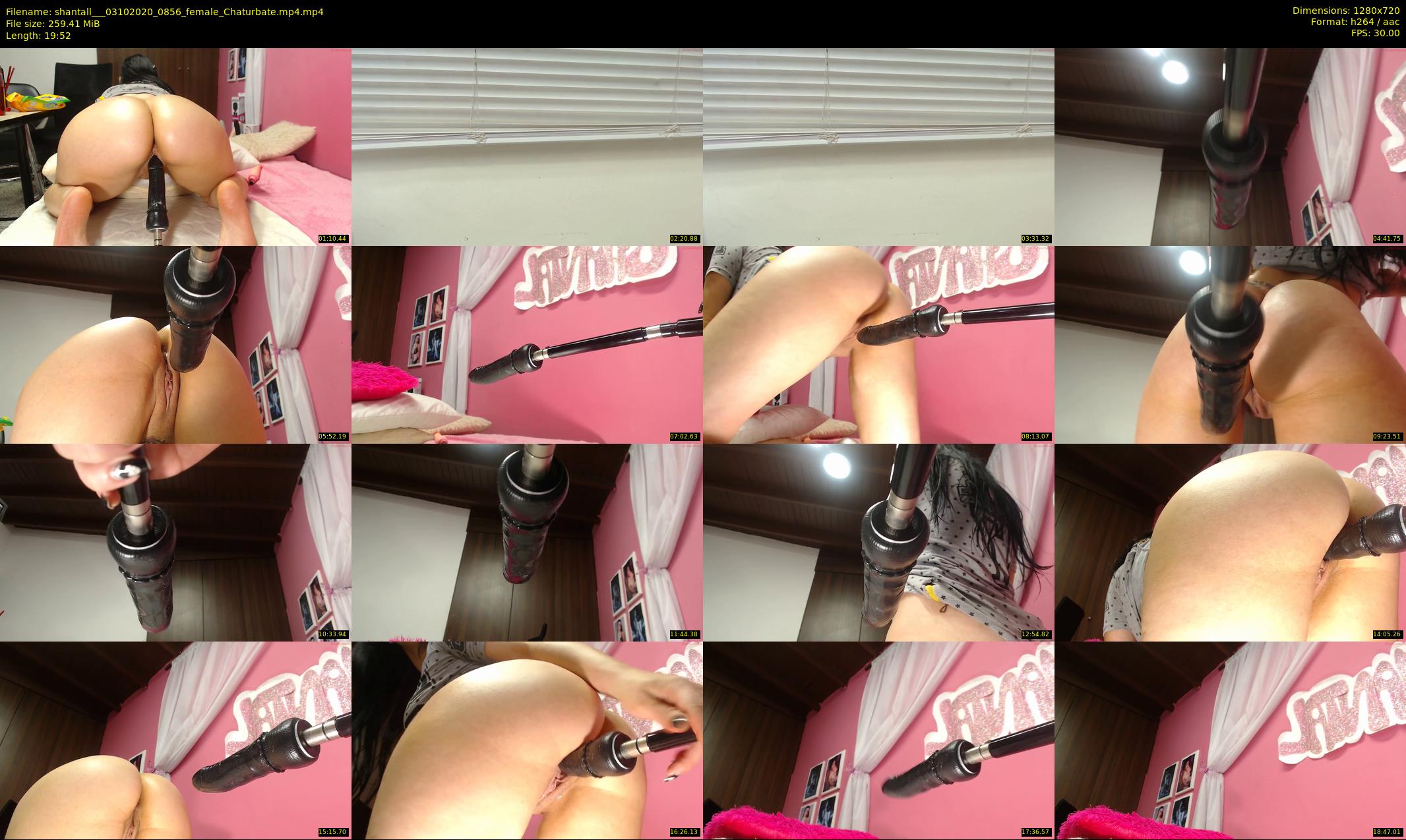 shantall__ — 20 minute Chaturbate female cam show recording, 720p, Oct 3, 2020