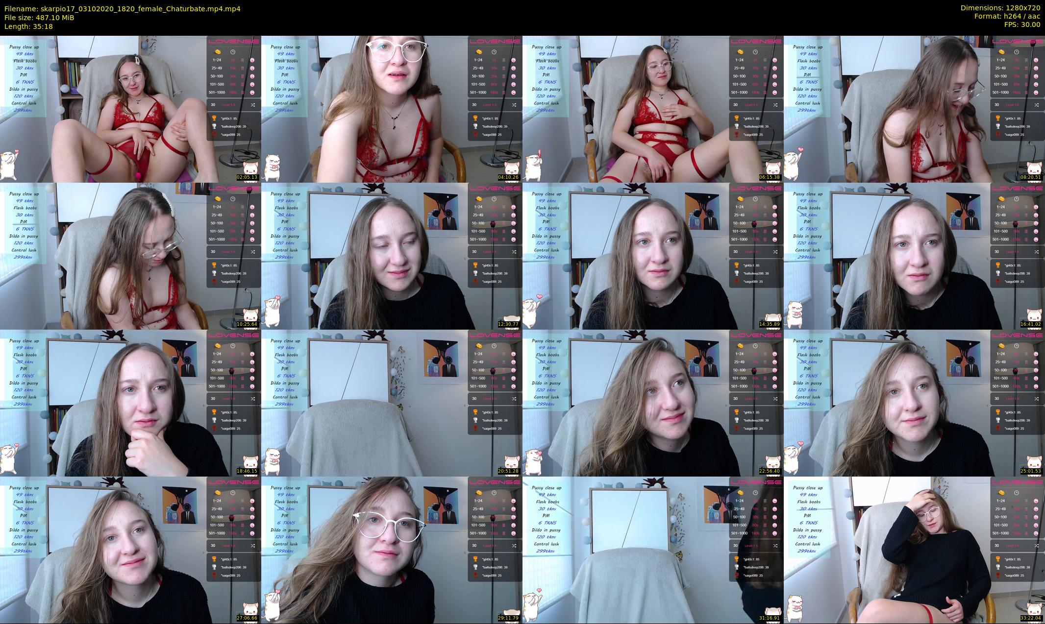 skarpio17 — 36 minute Chaturbate female cam show recording, 720p, Oct 3, 2020