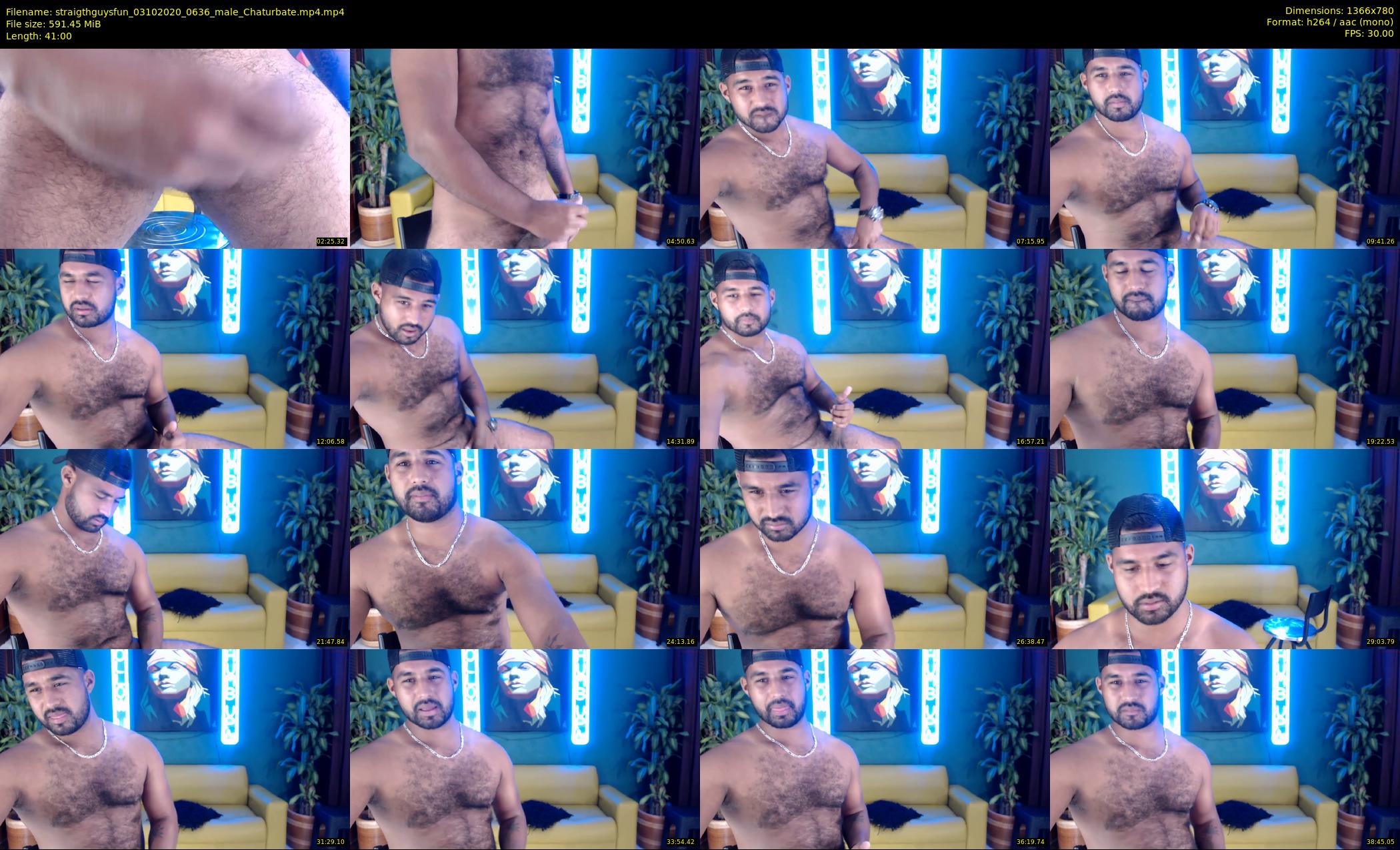 straigthguysfun — 41 minute Chaturbate male cam show recording, 720p, Oct 3, 2020